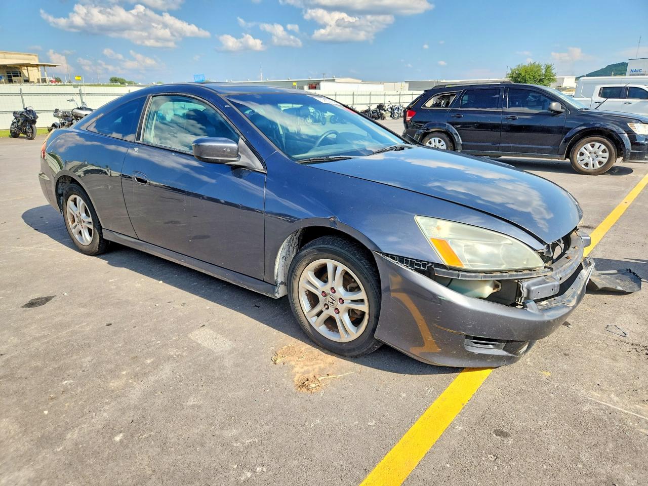 2007 Honda Accord Gray vin: 1HGCM72637A021605
