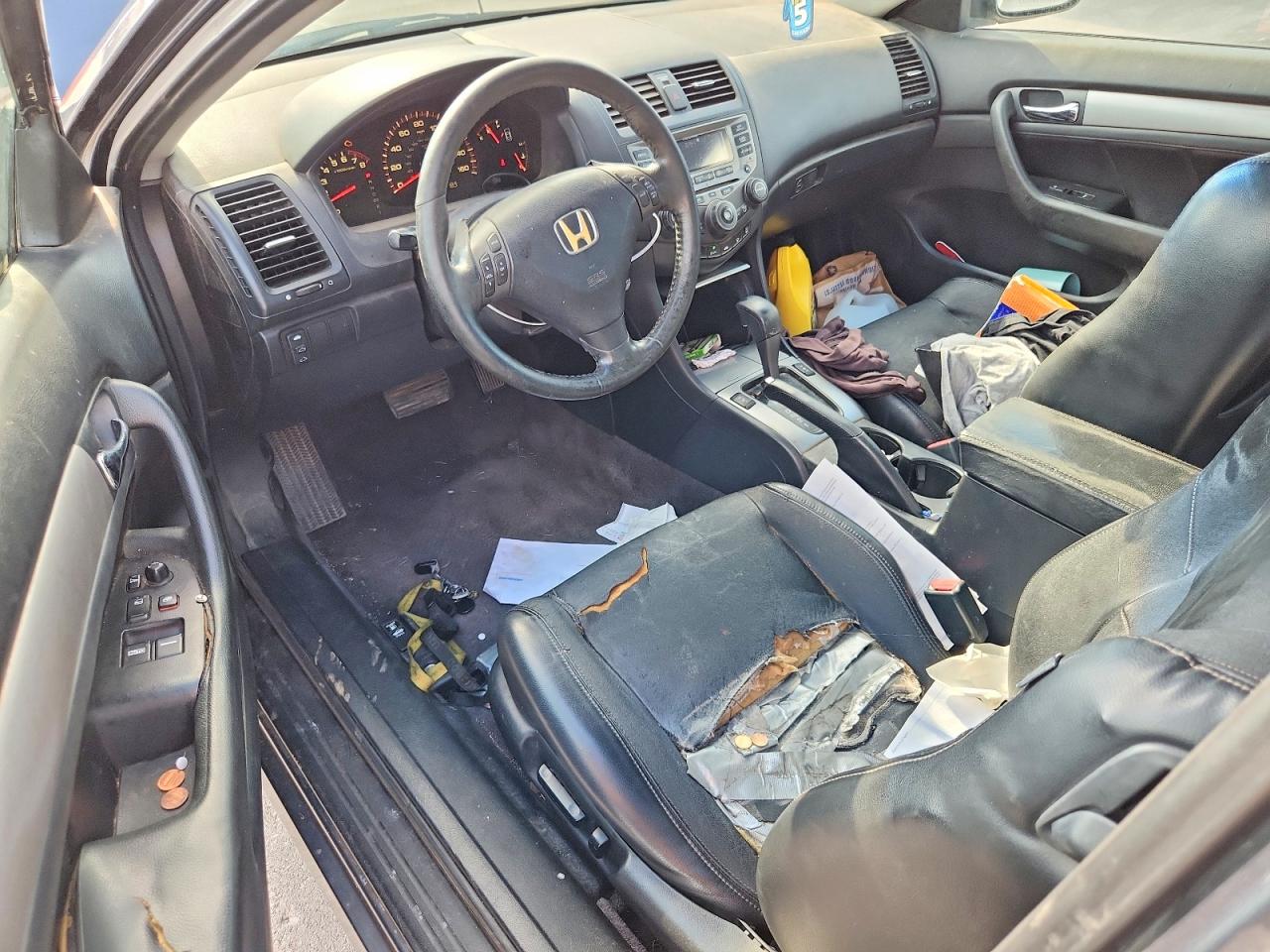 2007 Honda Accord Gray vin: 1HGCM72637A021605