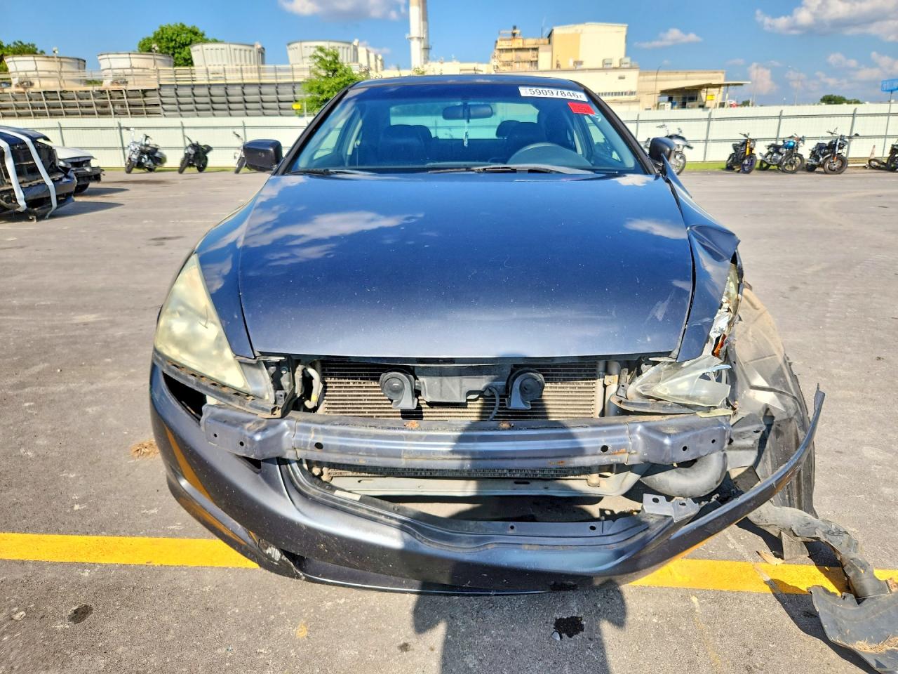 2007 Honda Accord Gray vin: 1HGCM72637A021605