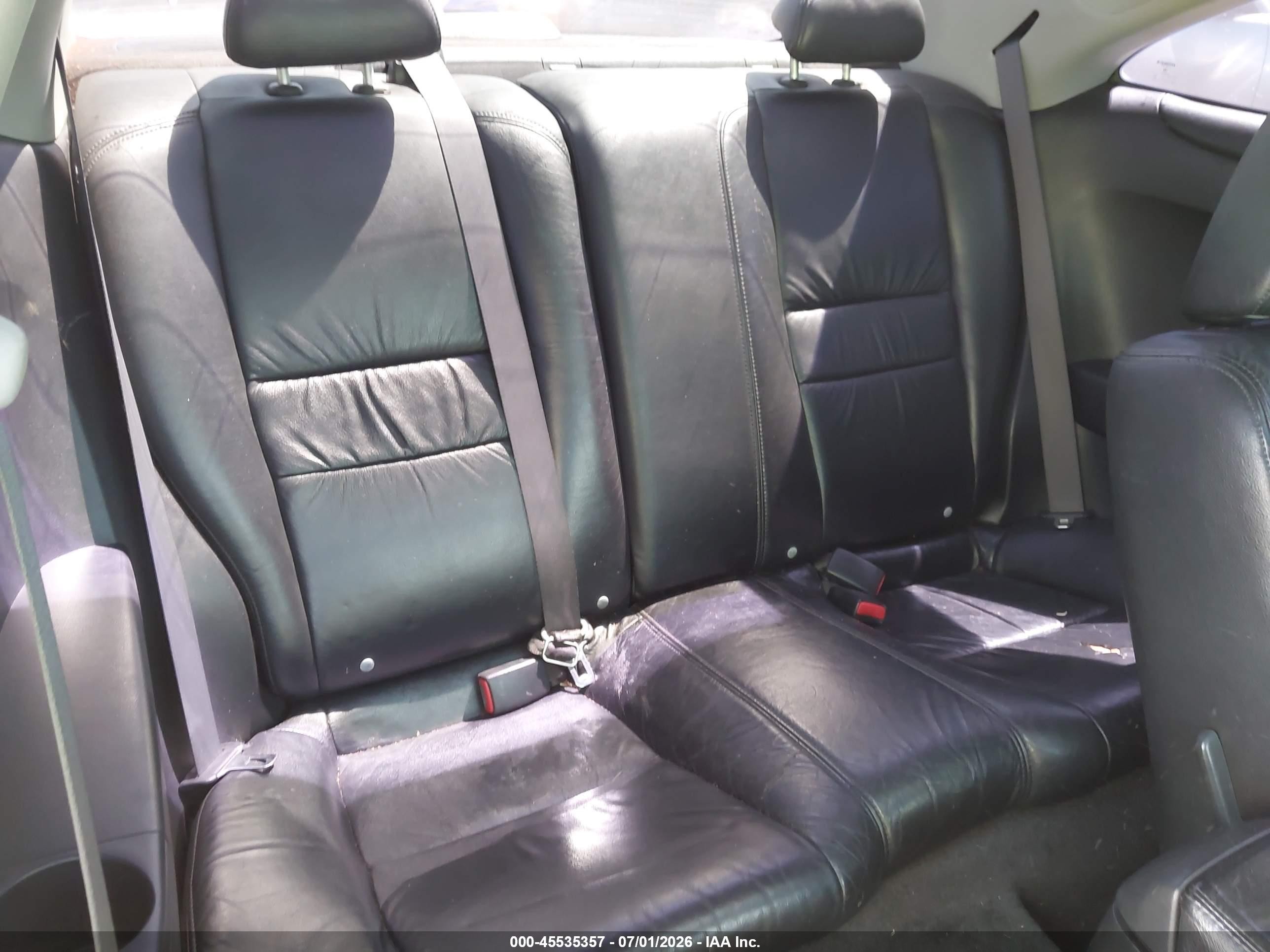 2003 Honda Accord Cpe Ex Black vin: 1HGCM72643A002457