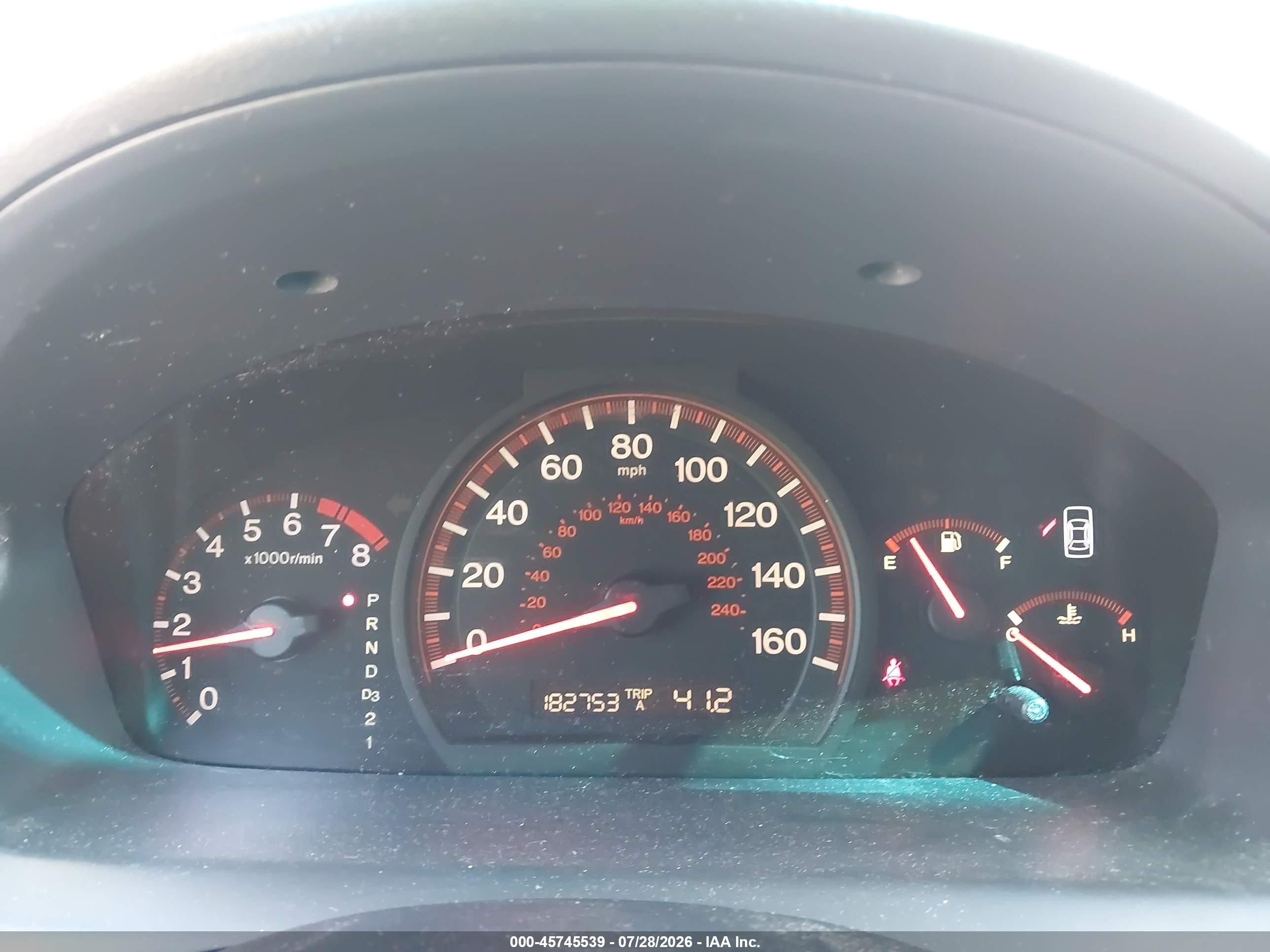 2003 Honda Accord 2.4 Ex Серебряный vin: 1HGCM72643A030565