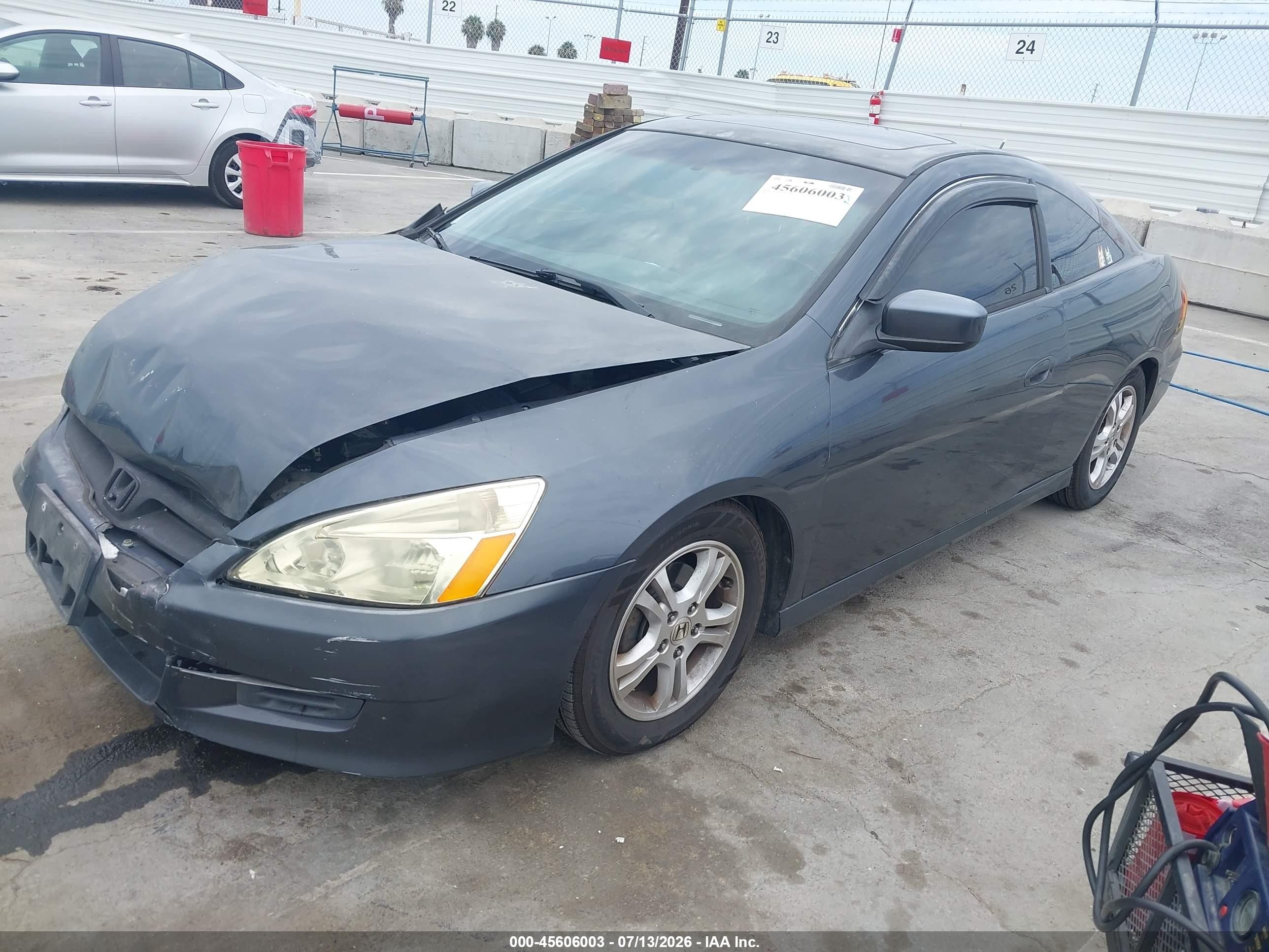 2006 Honda Accord 2.4 Ex Серый vin: 1HGCM72646A010885