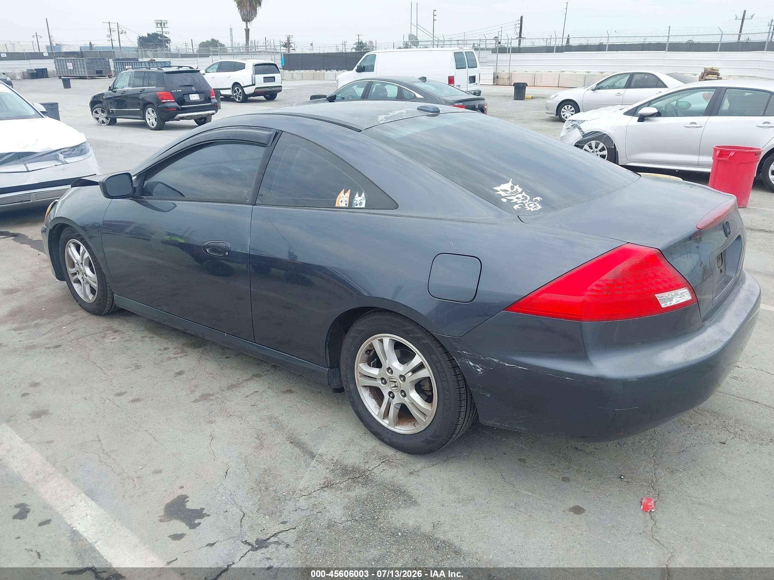 2006 Honda Accord 2.4 Ex Серый vin: 1HGCM72646A010885