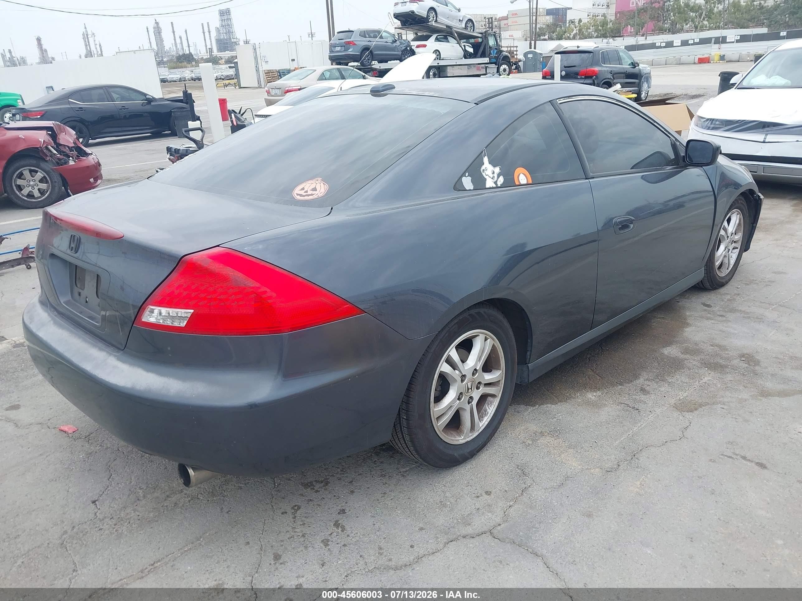 2006 Honda Accord 2.4 Ex Серый vin: 1HGCM72646A010885