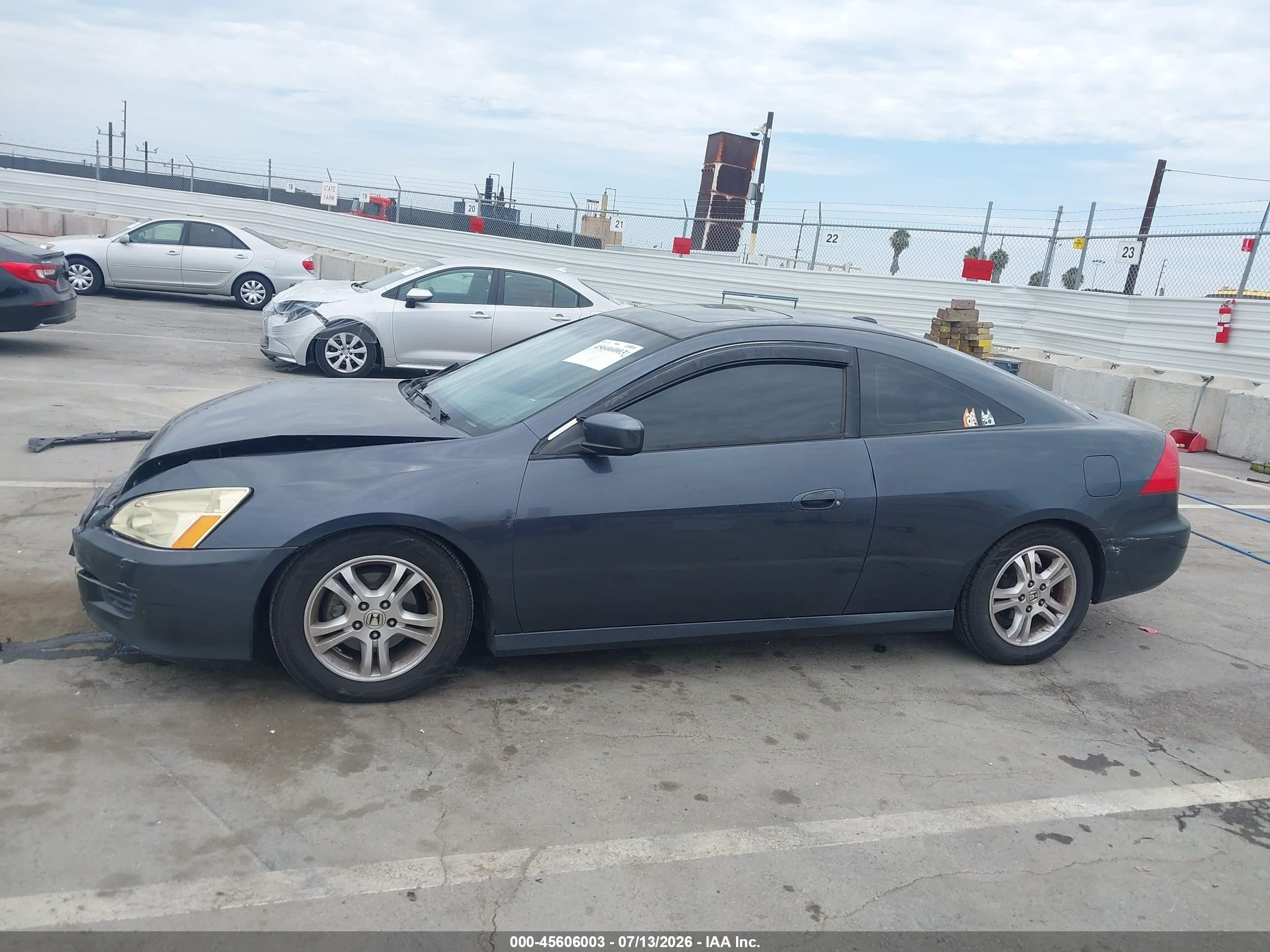 2006 Honda Accord 2.4 Ex Серый vin: 1HGCM72646A010885