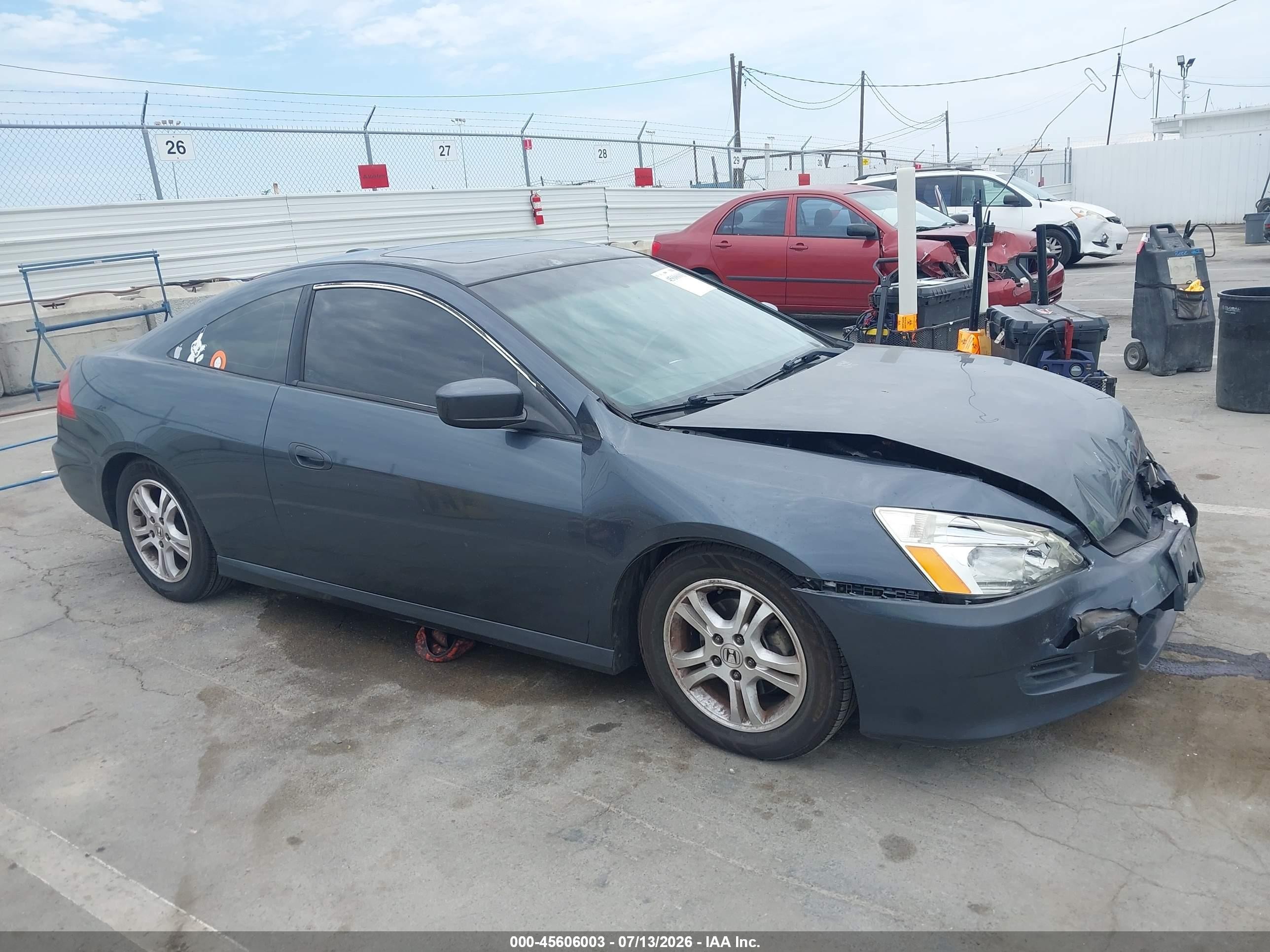 2006 Honda Accord 2.4 Ex Серый vin: 1HGCM72646A010885