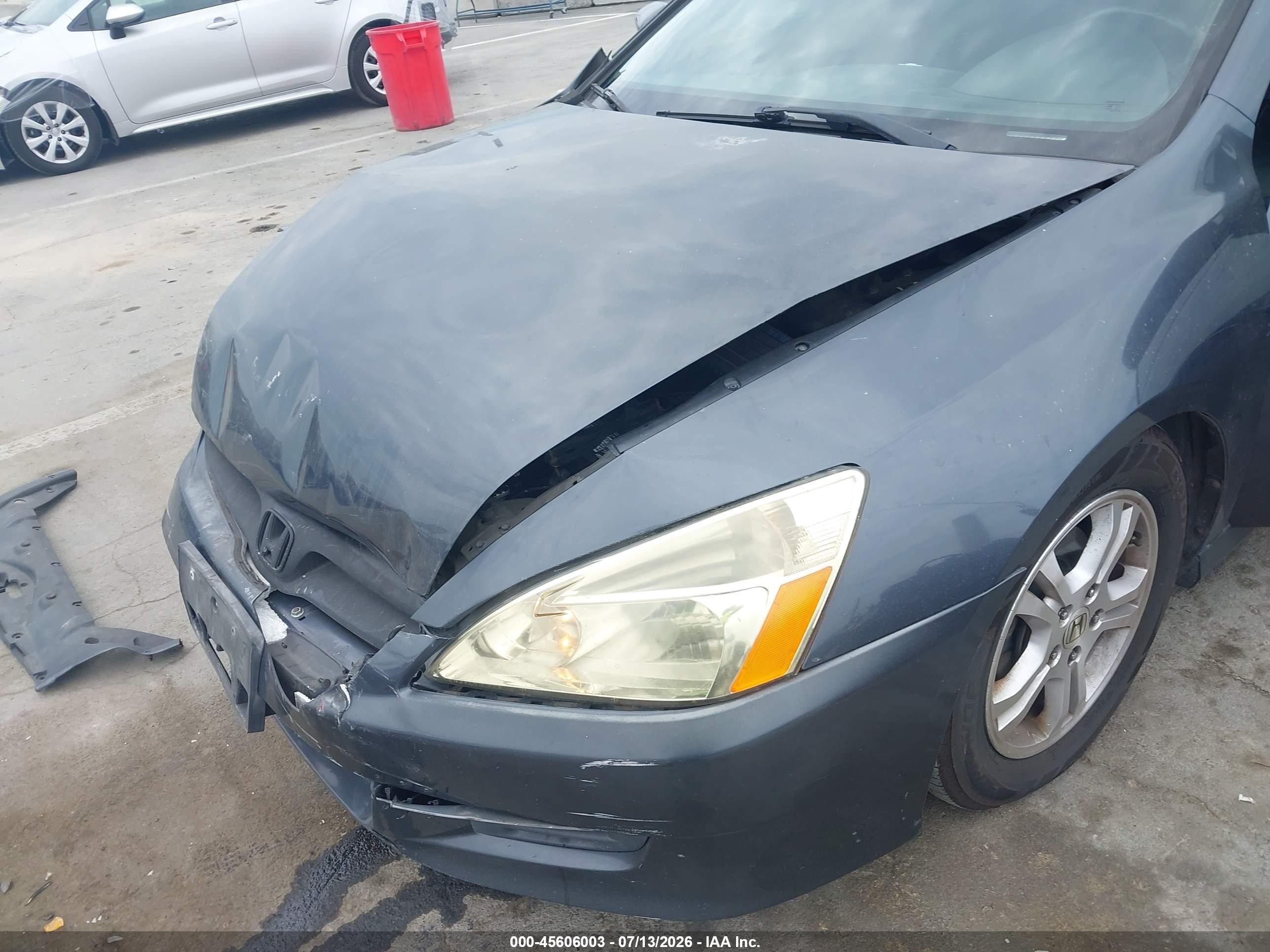 2006 Honda Accord 2.4 Ex Серый vin: 1HGCM72646A010885