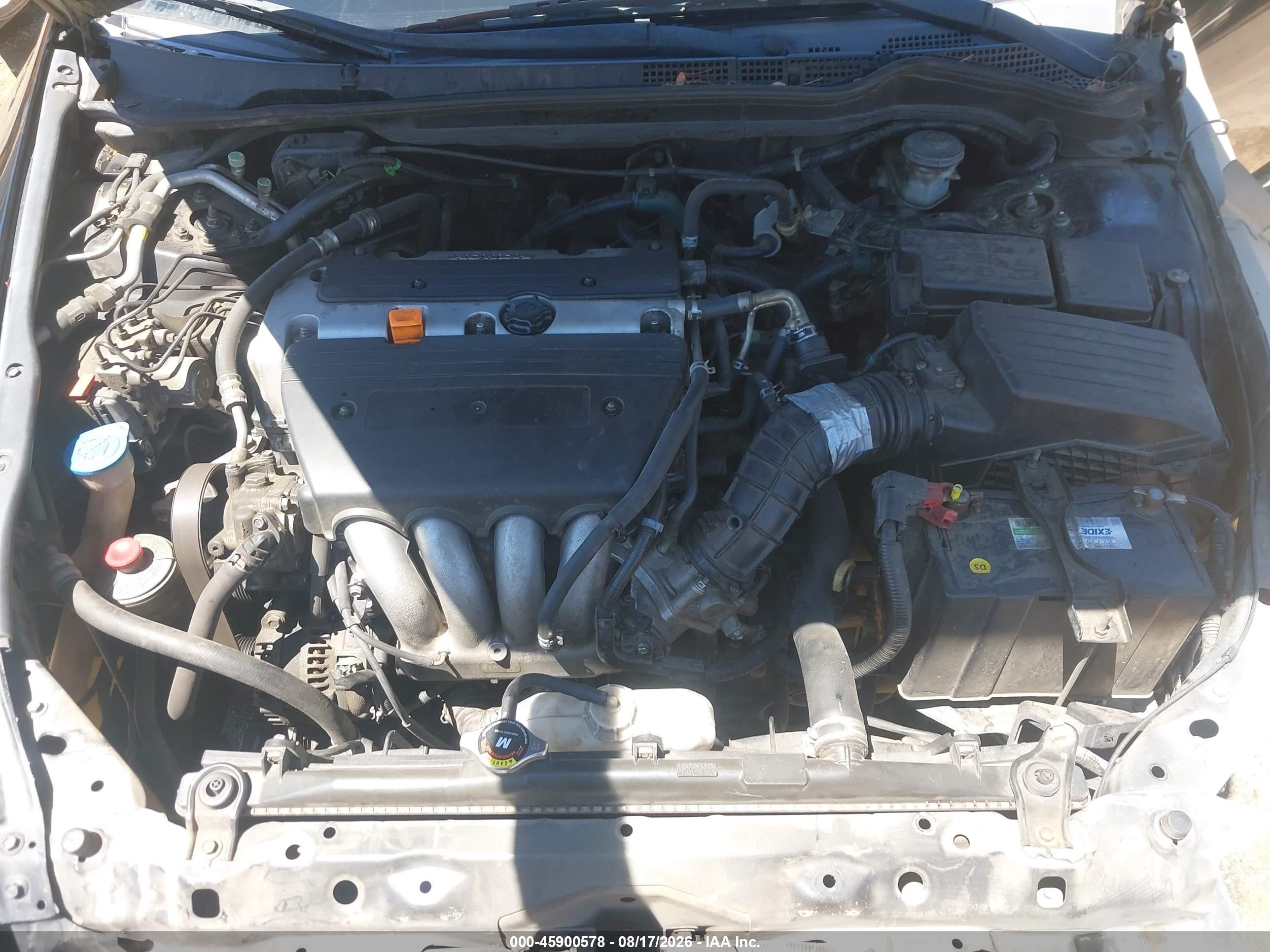2007 Honda Accord 2.4 Ex Черный vin: 1HGCM72657A012453
