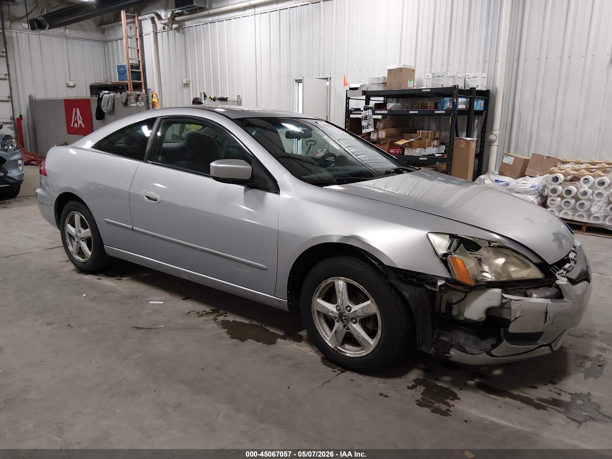 2003 Honda Accord 2.4 Ex Gray vin: 1HGCM72663A032799