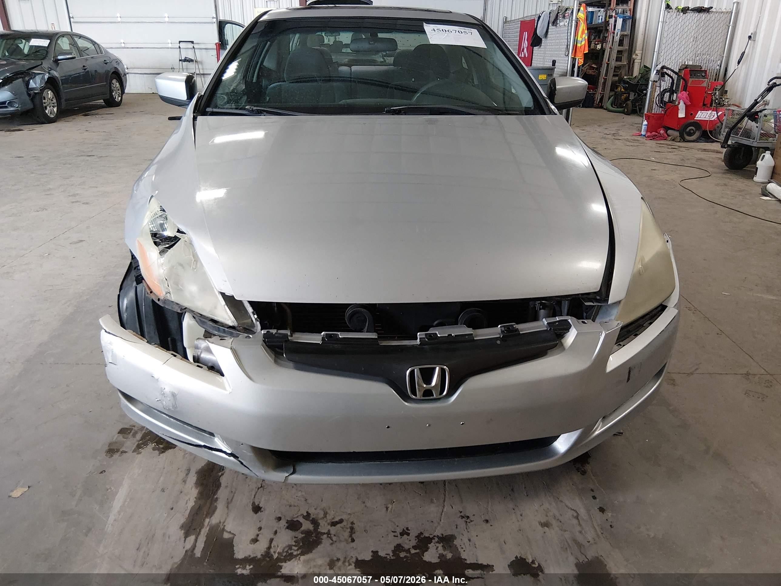 2003 Honda Accord 2.4 Ex Gray vin: 1HGCM72663A032799