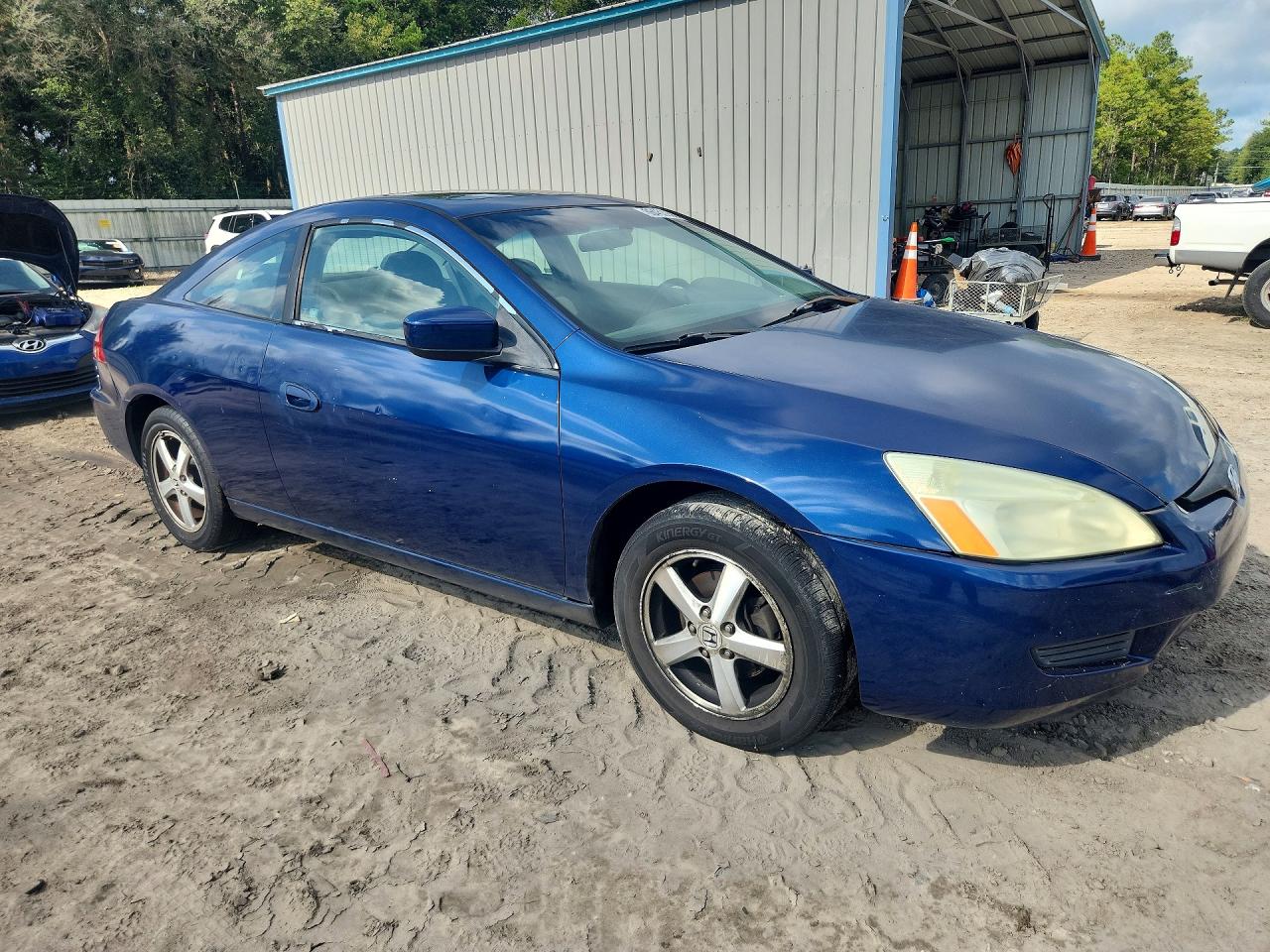 2004 Honda Accord Ex Blue vin: 1HGCM72664A007337