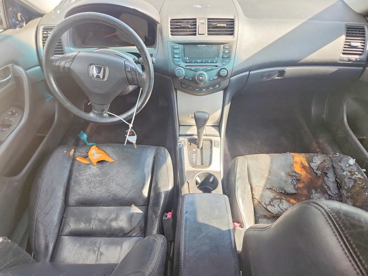 2004 Honda Accord Ex Blue vin: 1HGCM72664A007337