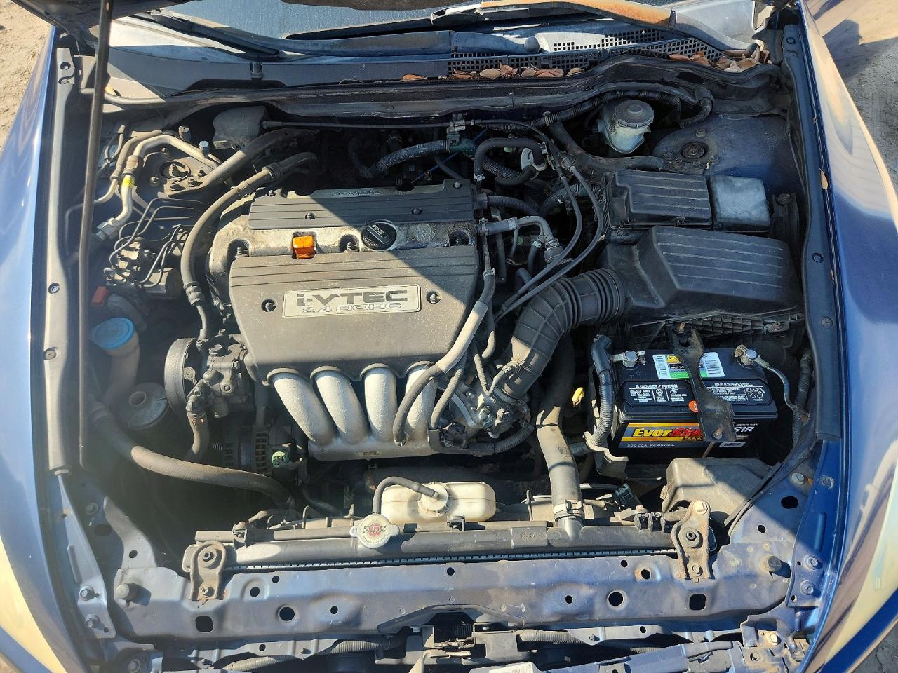 2004 Honda Accord Ex Blue vin: 1HGCM72664A007337