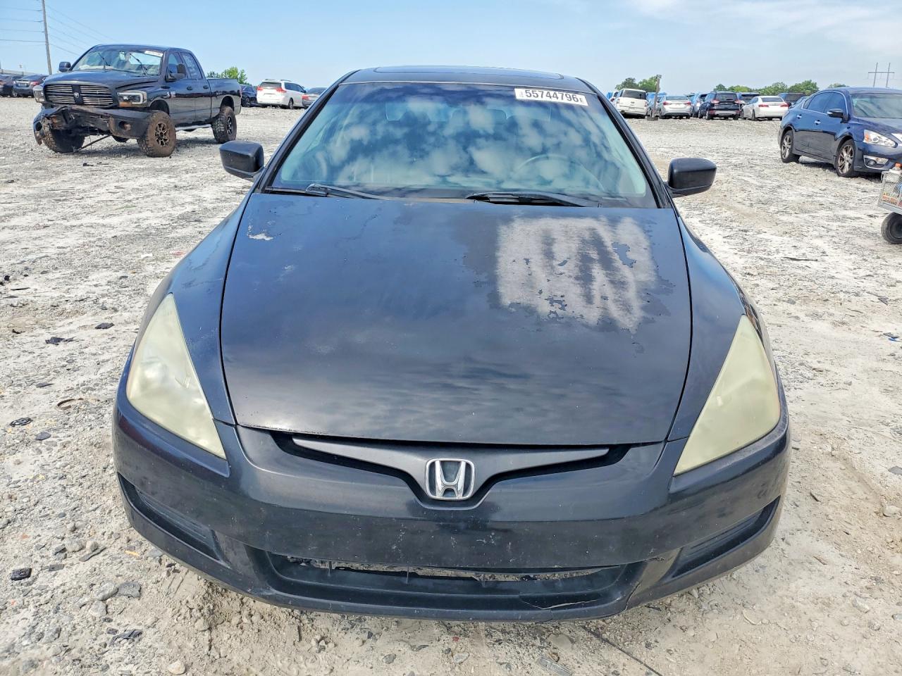 2004 Honda Accord Ex Black vin: 1HGCM72664A018158