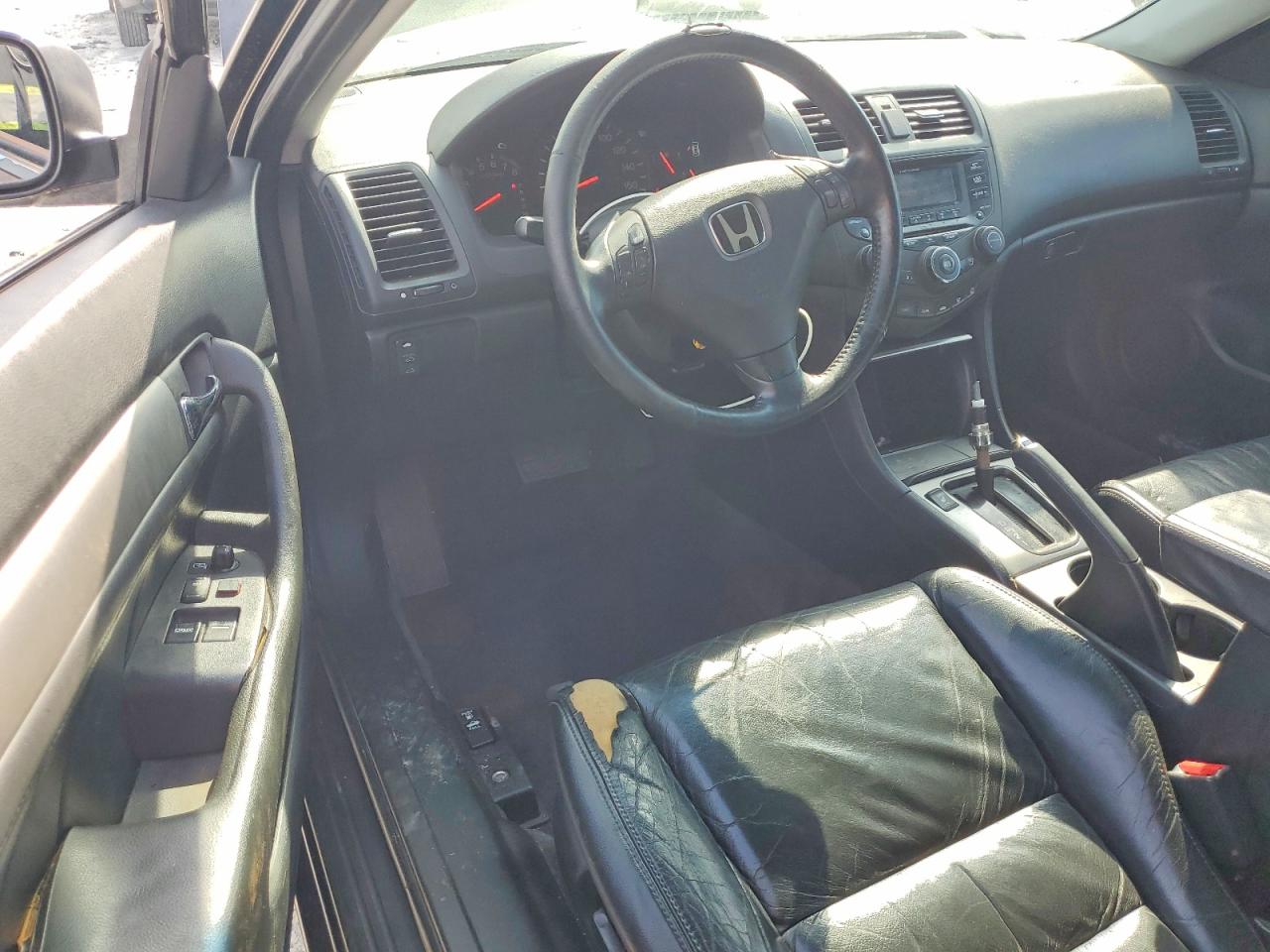 2004 Honda Accord Ex Black vin: 1HGCM72664A018158