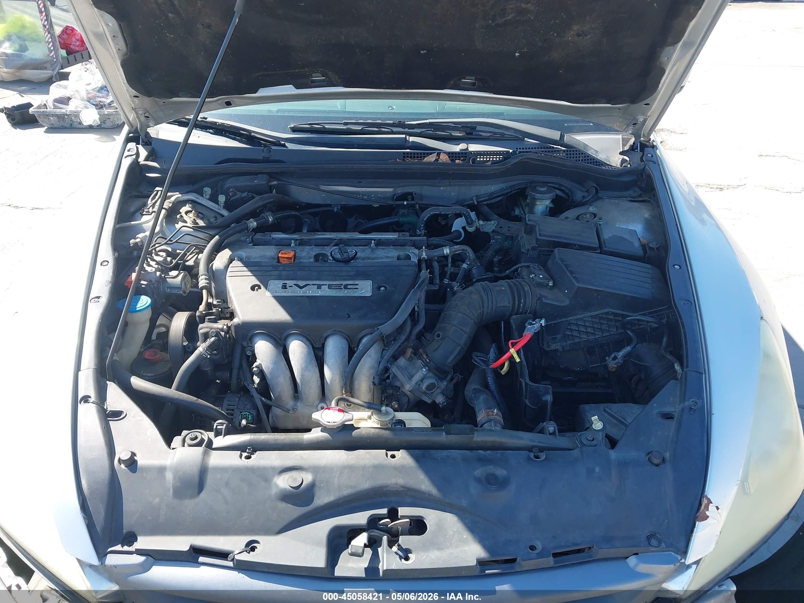 2006 Honda Accord 2.4 Ex Gray vin: 1HGCM72666A016414