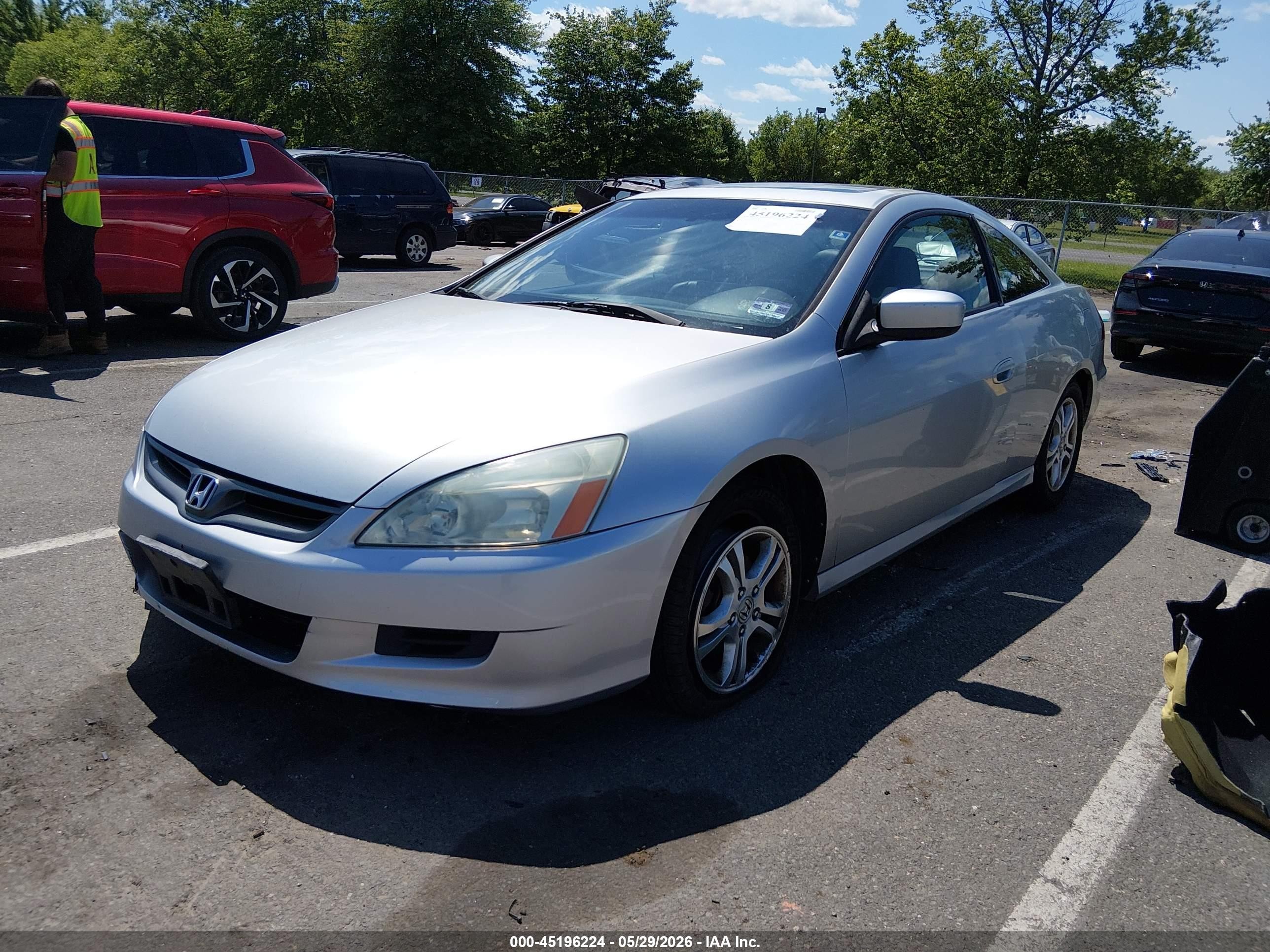2006 Honda Accord 2.4 Ex Silver vin: 1HGCM72666A023573