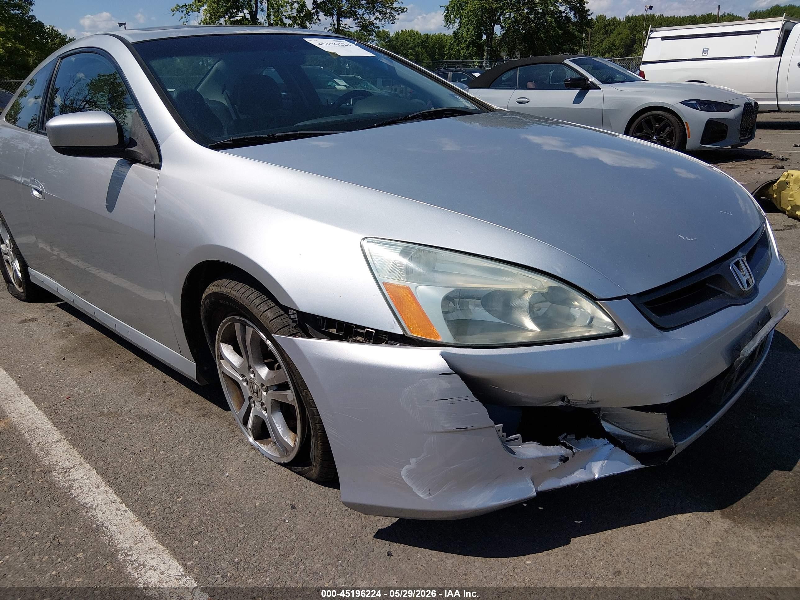 2006 Honda Accord 2.4 Ex Silver vin: 1HGCM72666A023573