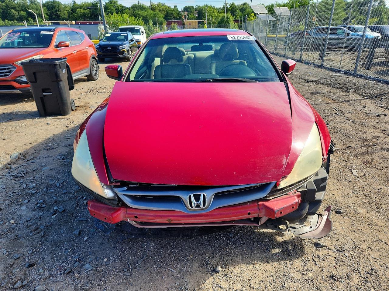 2007 Honda Accord Ex Red vin: 1HGCM72667A007150