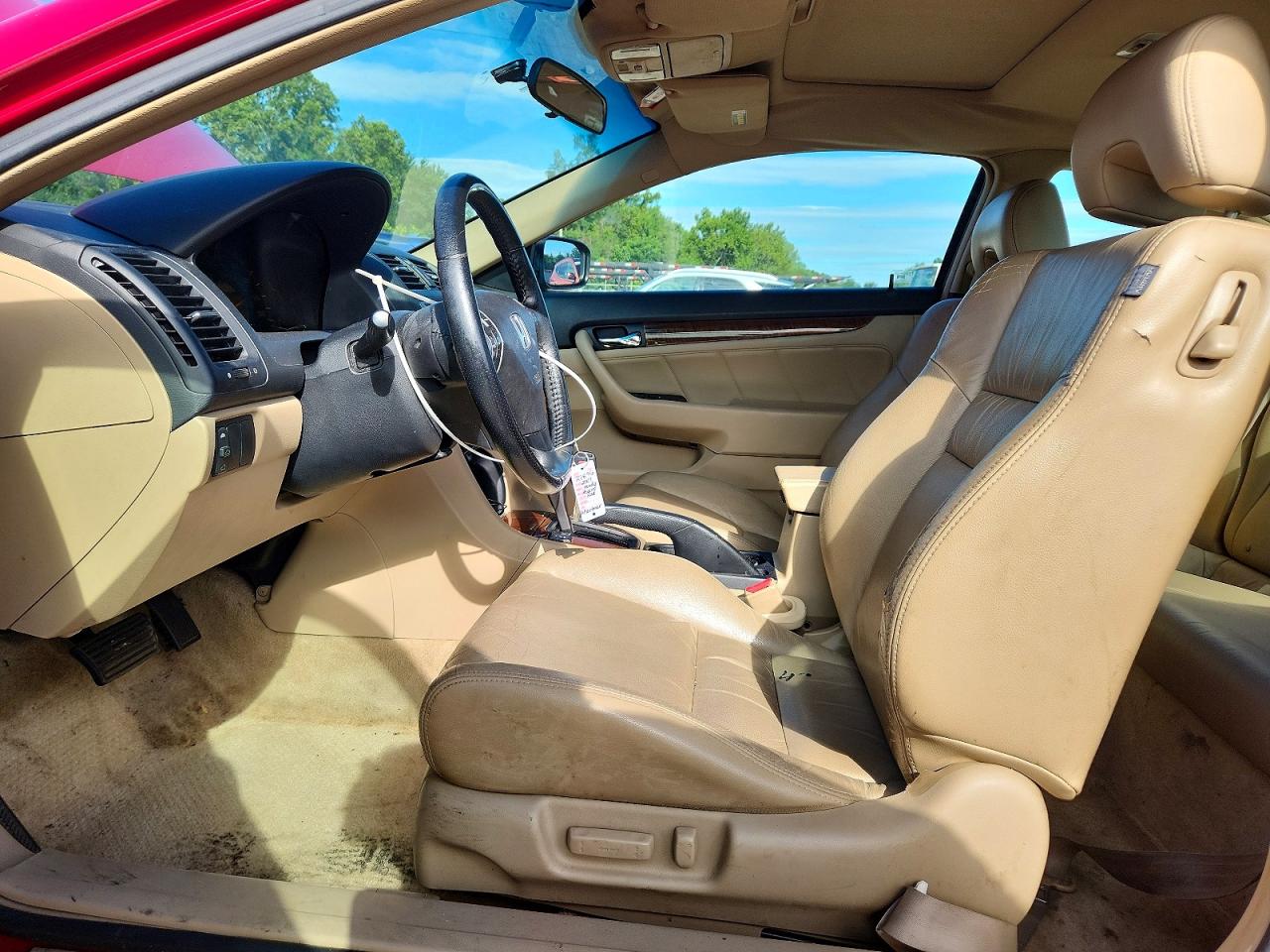 2007 Honda Accord Ex Red vin: 1HGCM72667A007150