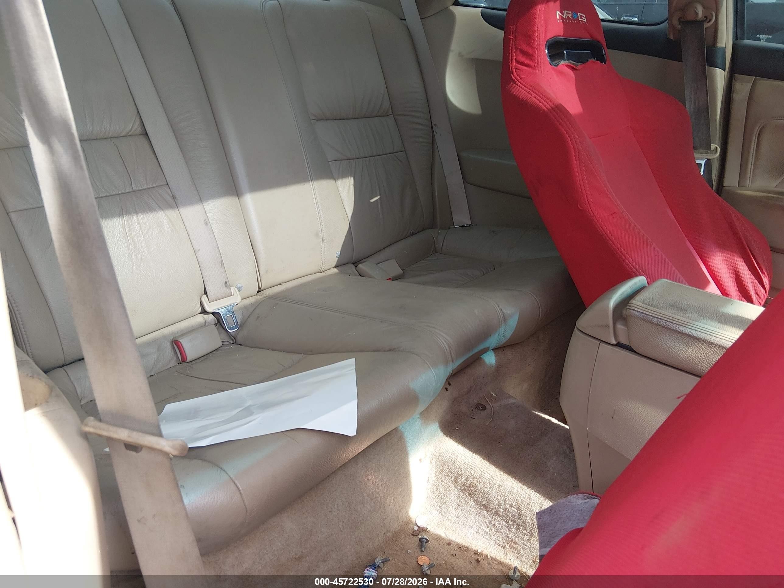 2007 Honda Accord 2.4 Ex White vin: 1HGCM72667A009769