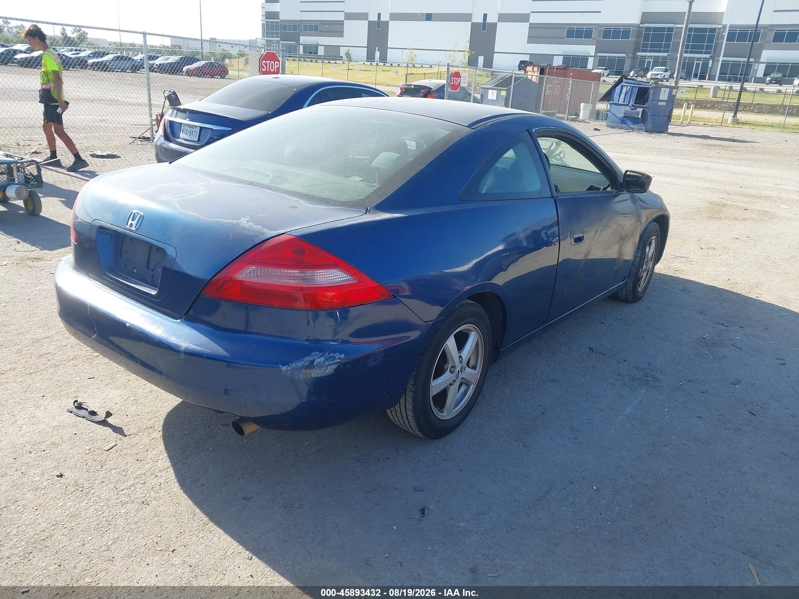 2003 Honda Accord 2.4 Ex Blue vin: 1HGCM72673A001710