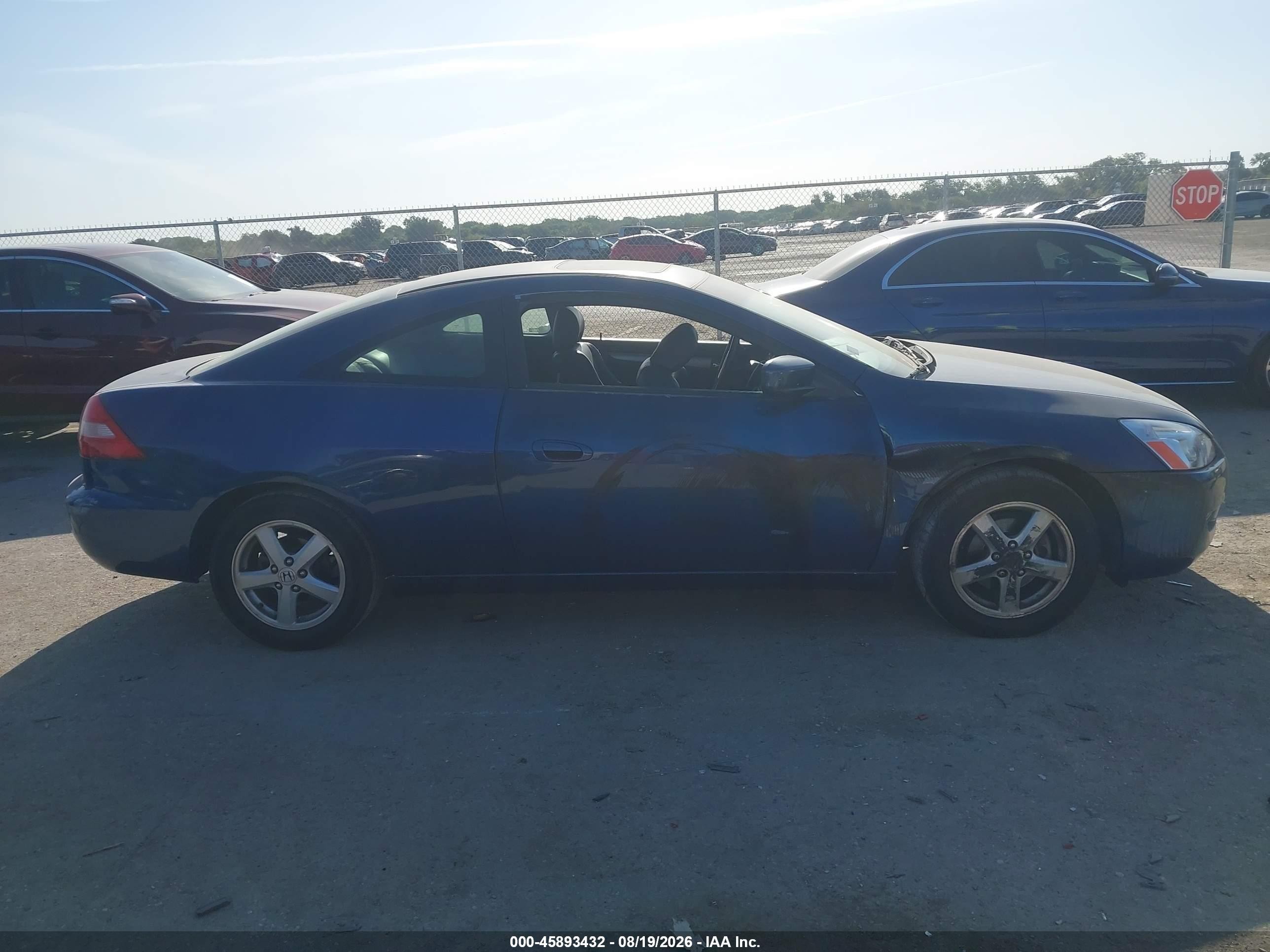 2003 Honda Accord 2.4 Ex Blue vin: 1HGCM72673A001710