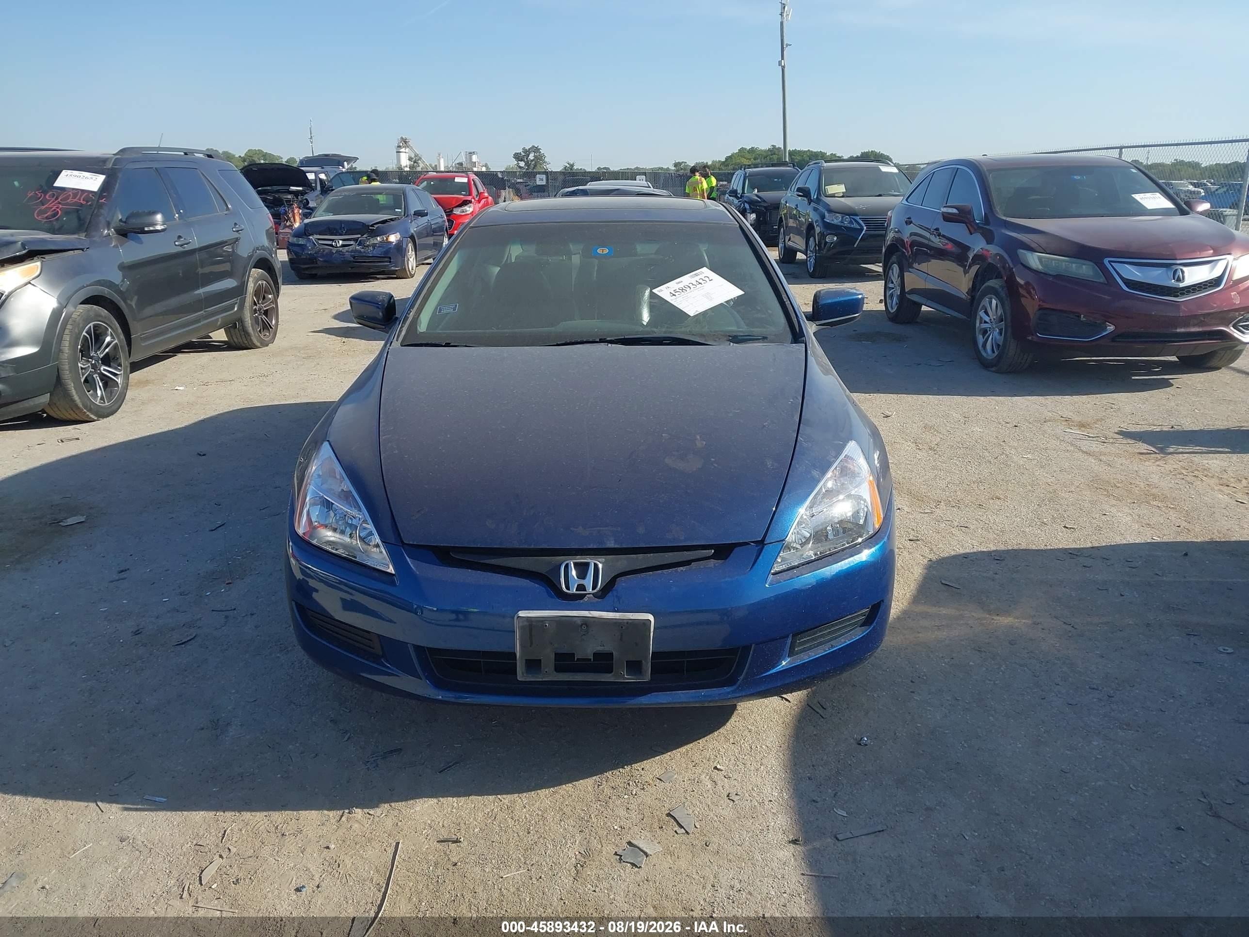 2003 Honda Accord 2.4 Ex Blue vin: 1HGCM72673A001710