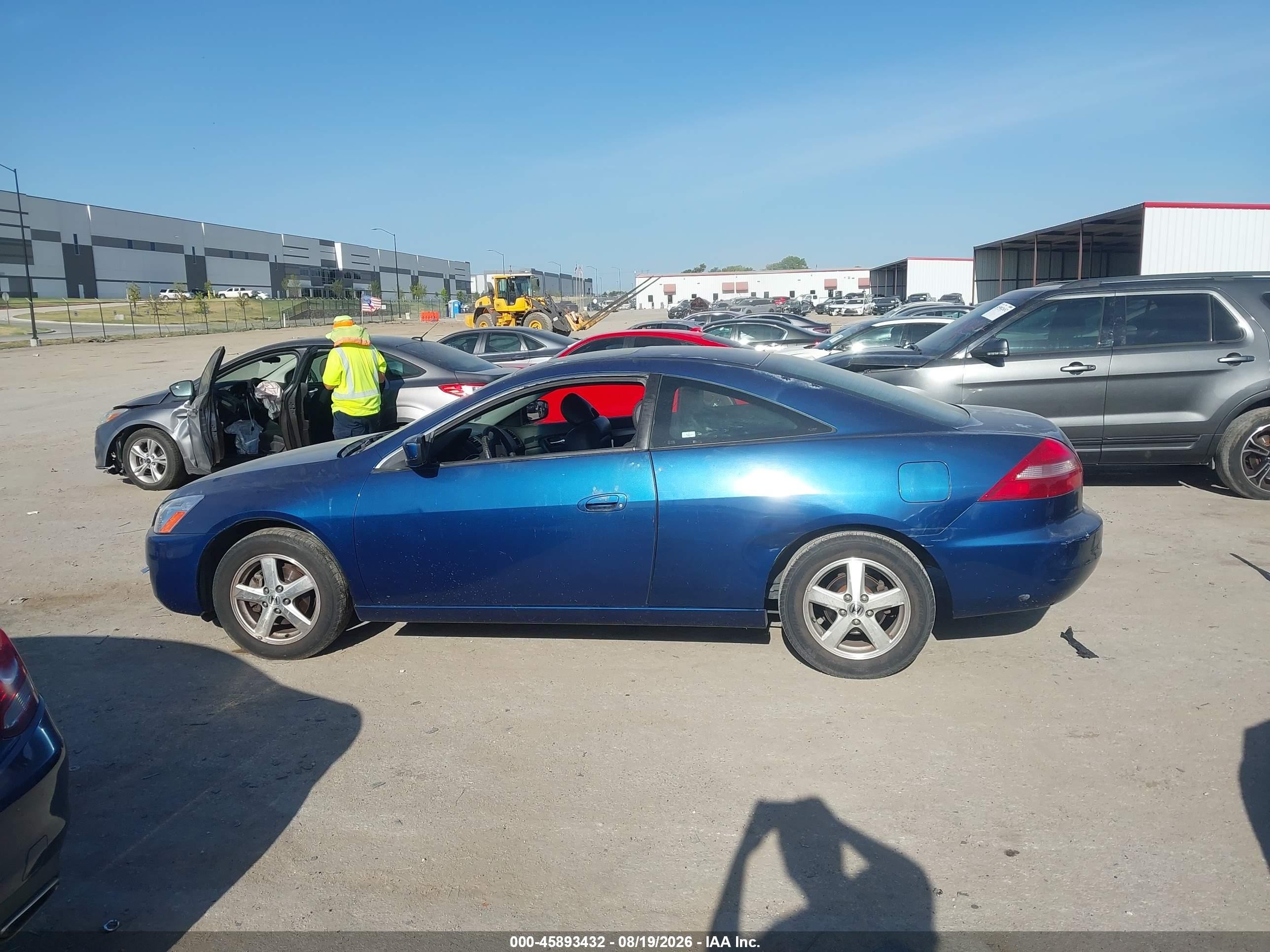 2003 Honda Accord 2.4 Ex Blue vin: 1HGCM72673A001710