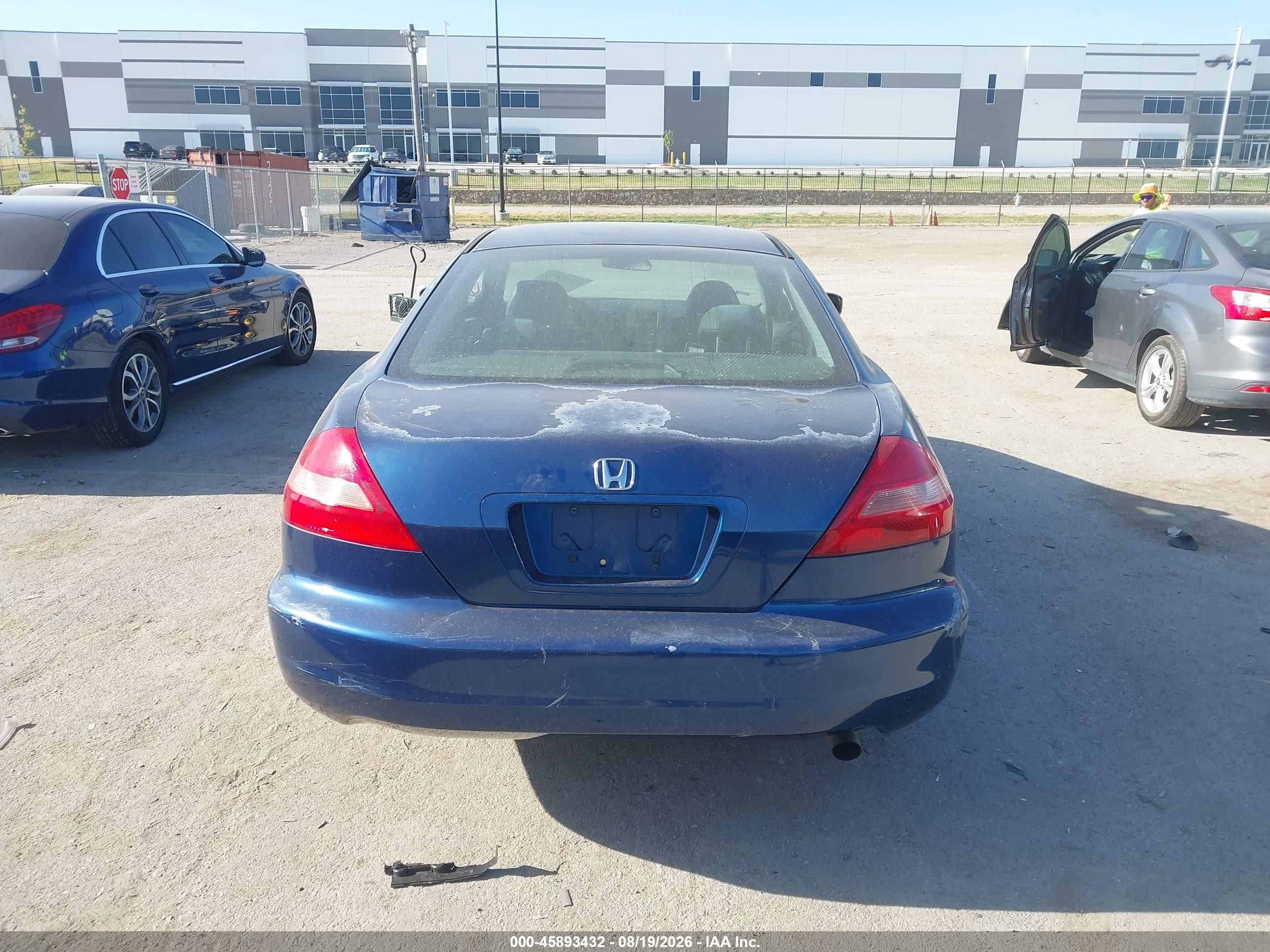 2003 Honda Accord 2.4 Ex Blue vin: 1HGCM72673A001710