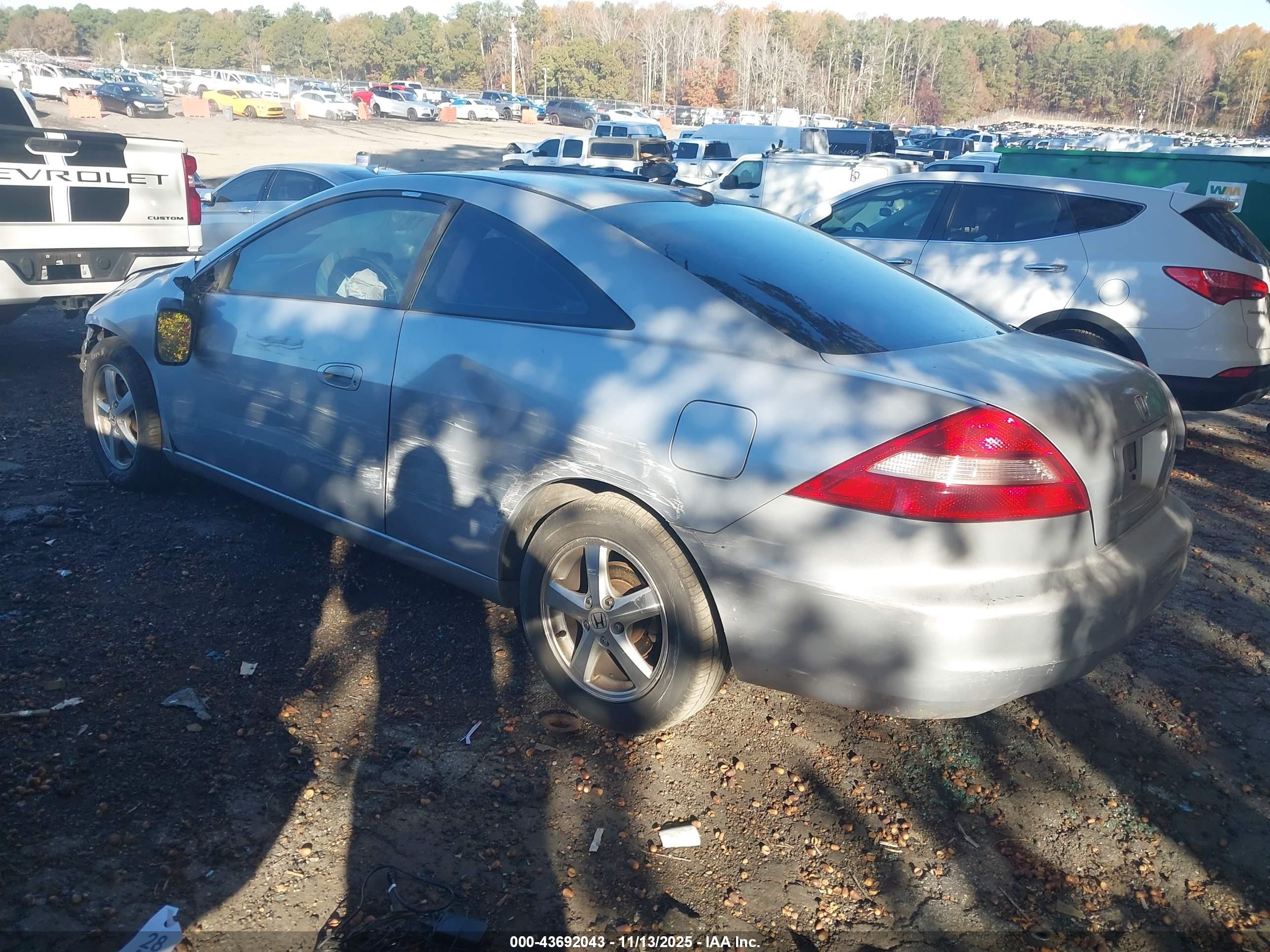 2005 Honda Accord 2.4 Ex Серебряный vin: 1HGCM72675A014007