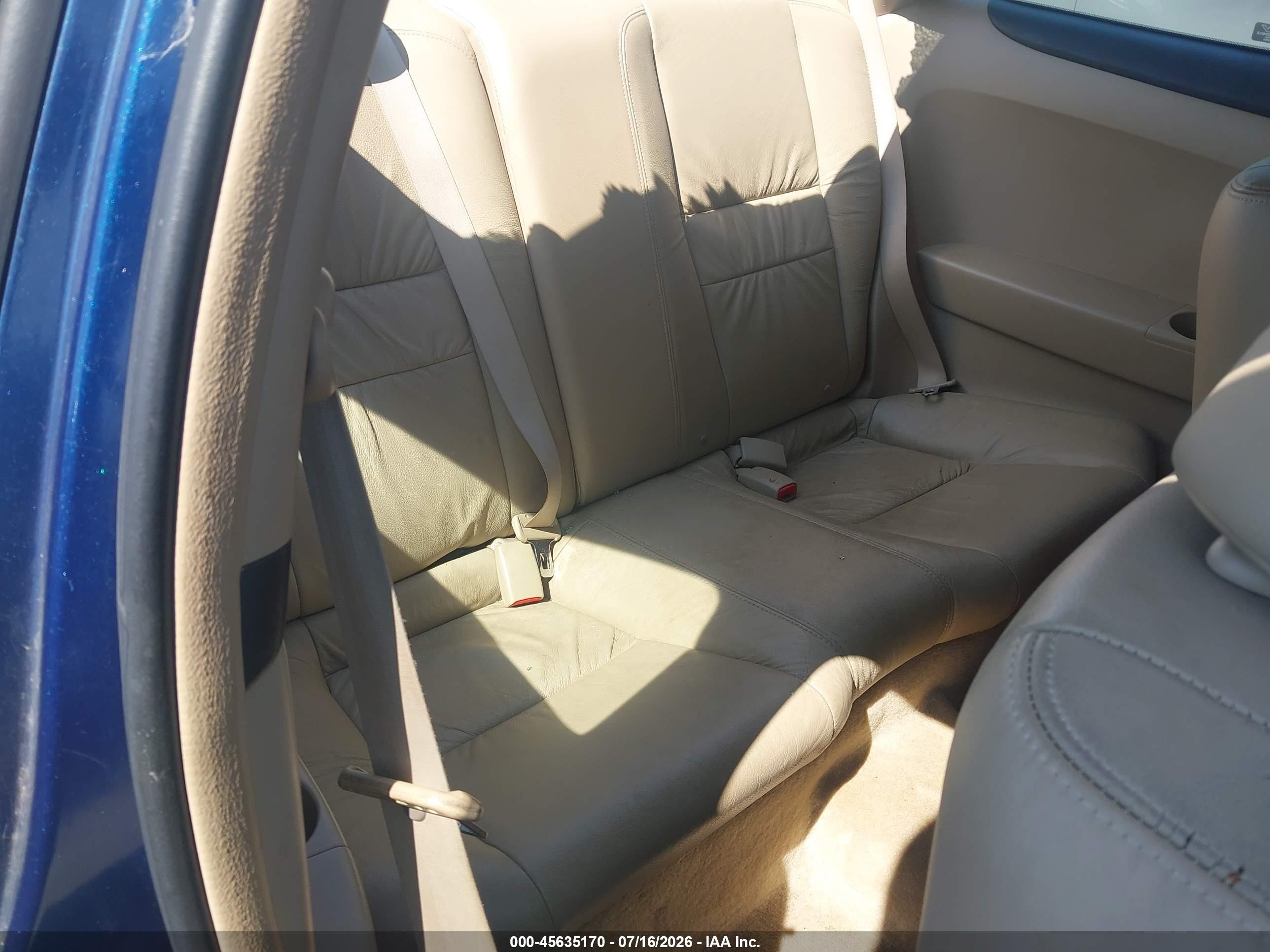 2006 Honda Accord 2.4 Ex Blue vin: 1HGCM72676A001937