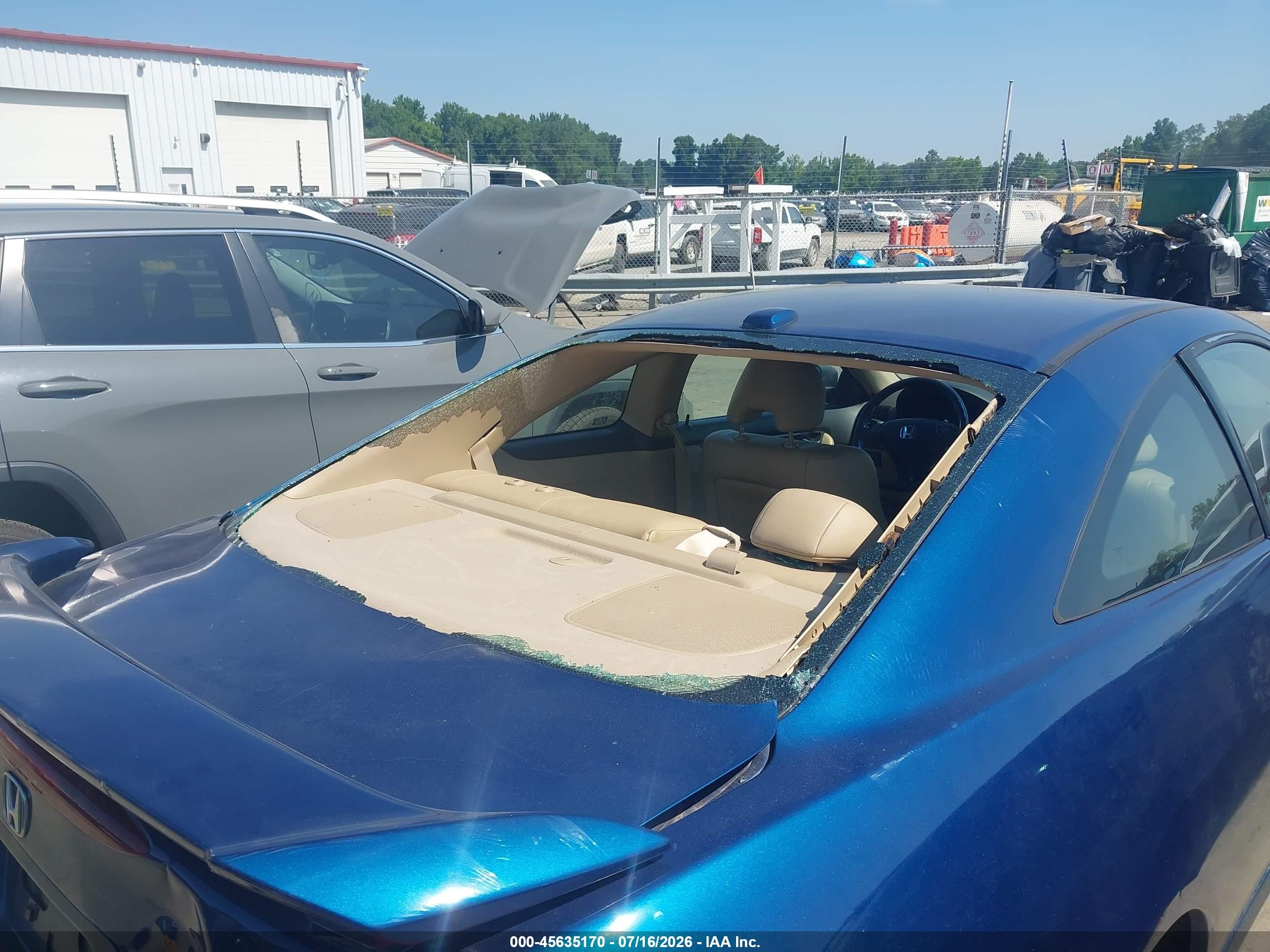 2006 Honda Accord 2.4 Ex Blue vin: 1HGCM72676A001937