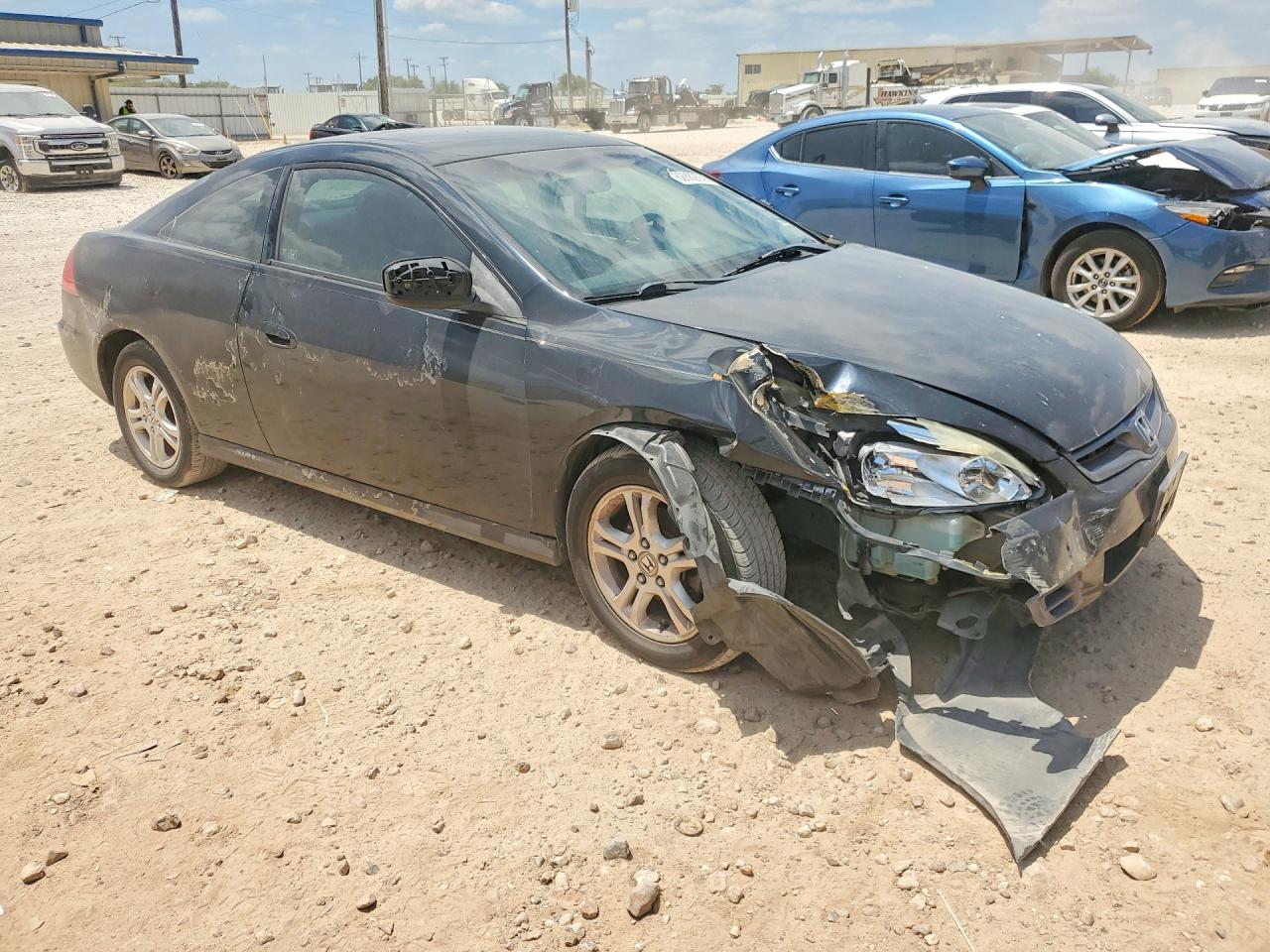 2006 Honda Accord Ex Black vin: 1HGCM72676A010489