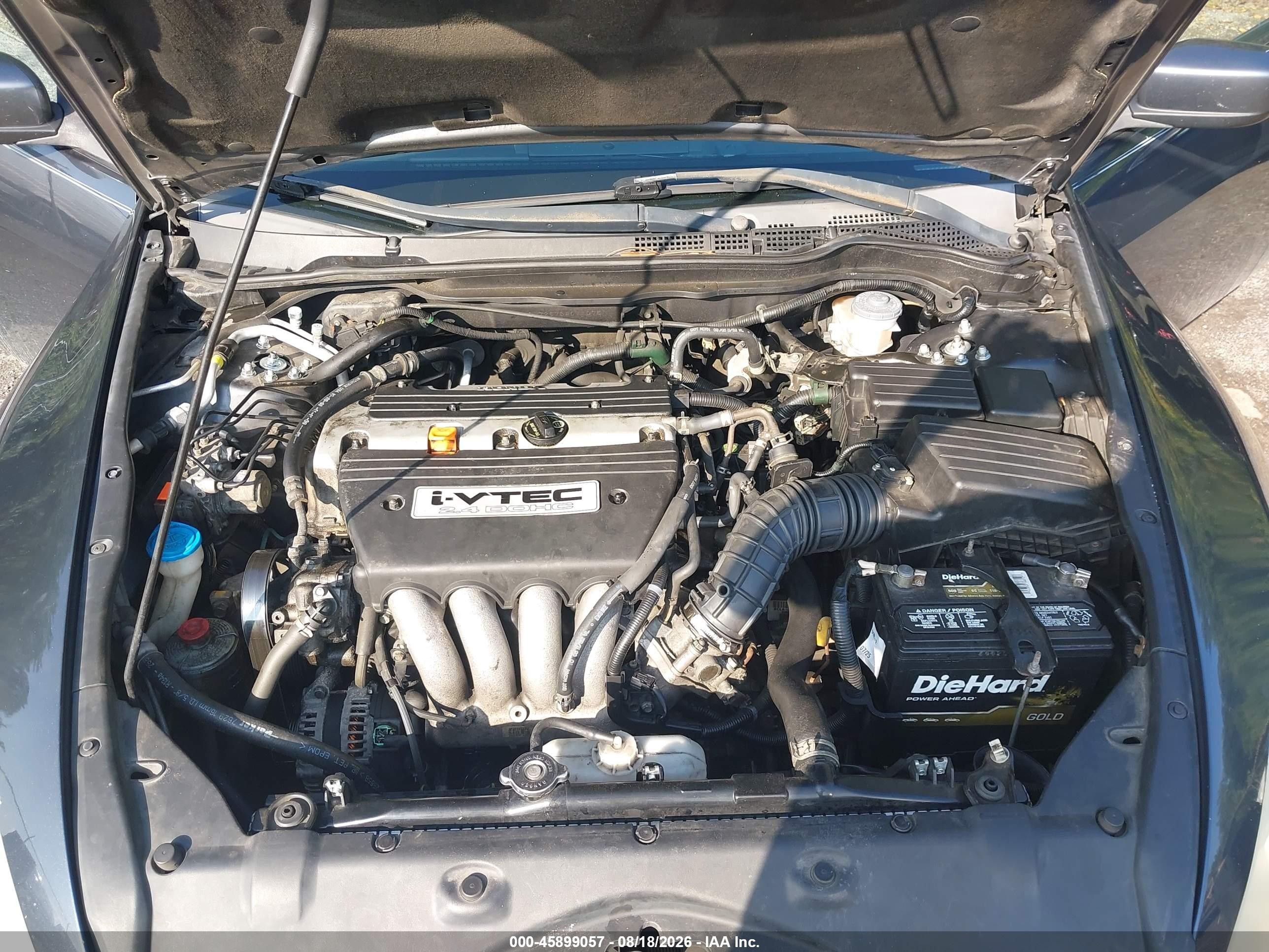 2006 Honda Accord 2.4 Ex Gray vin: 1HGCM72676A011075