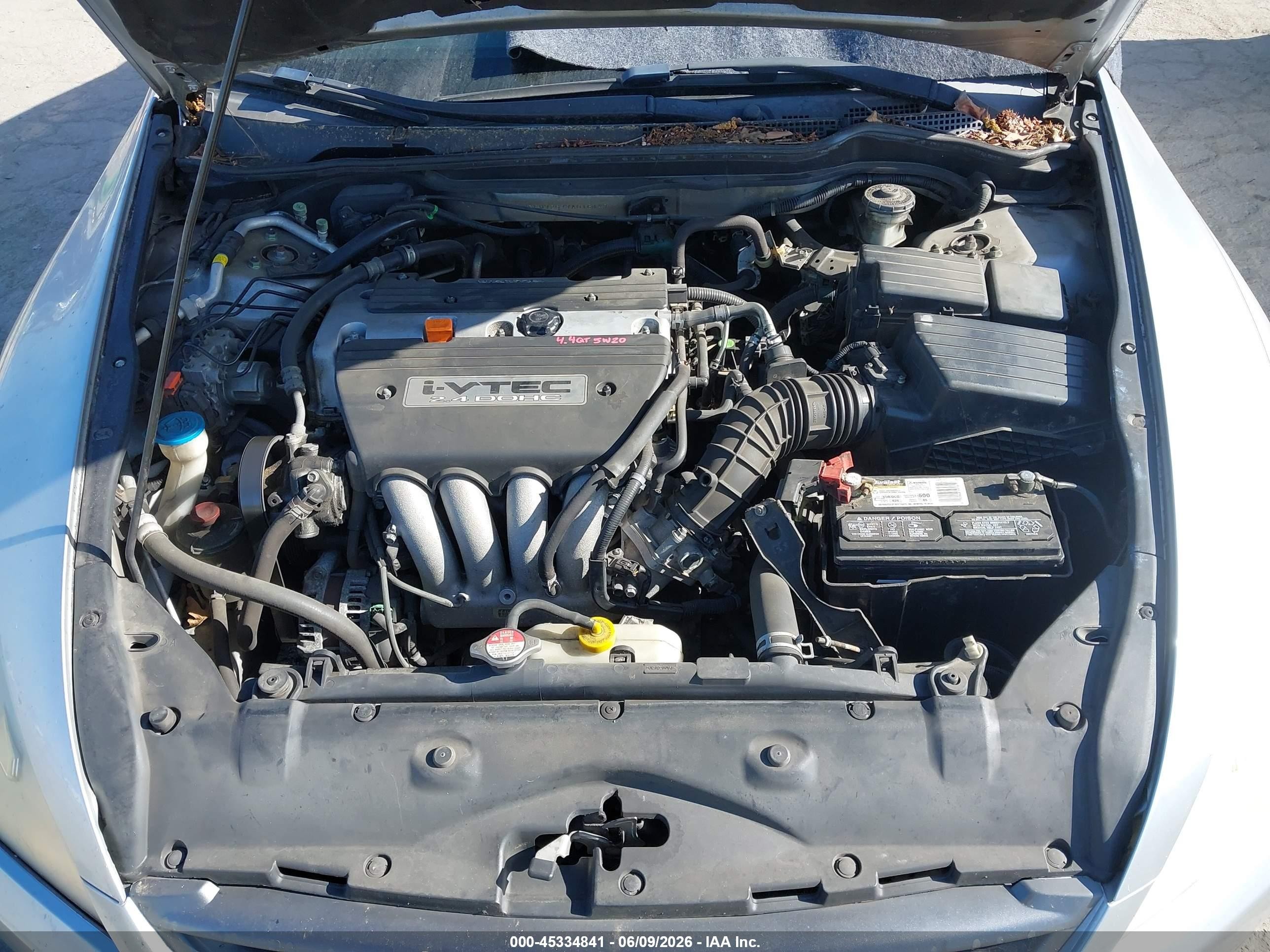 2007 Honda Accord 2.4 Ex Silver vin: 1HGCM72677A016147