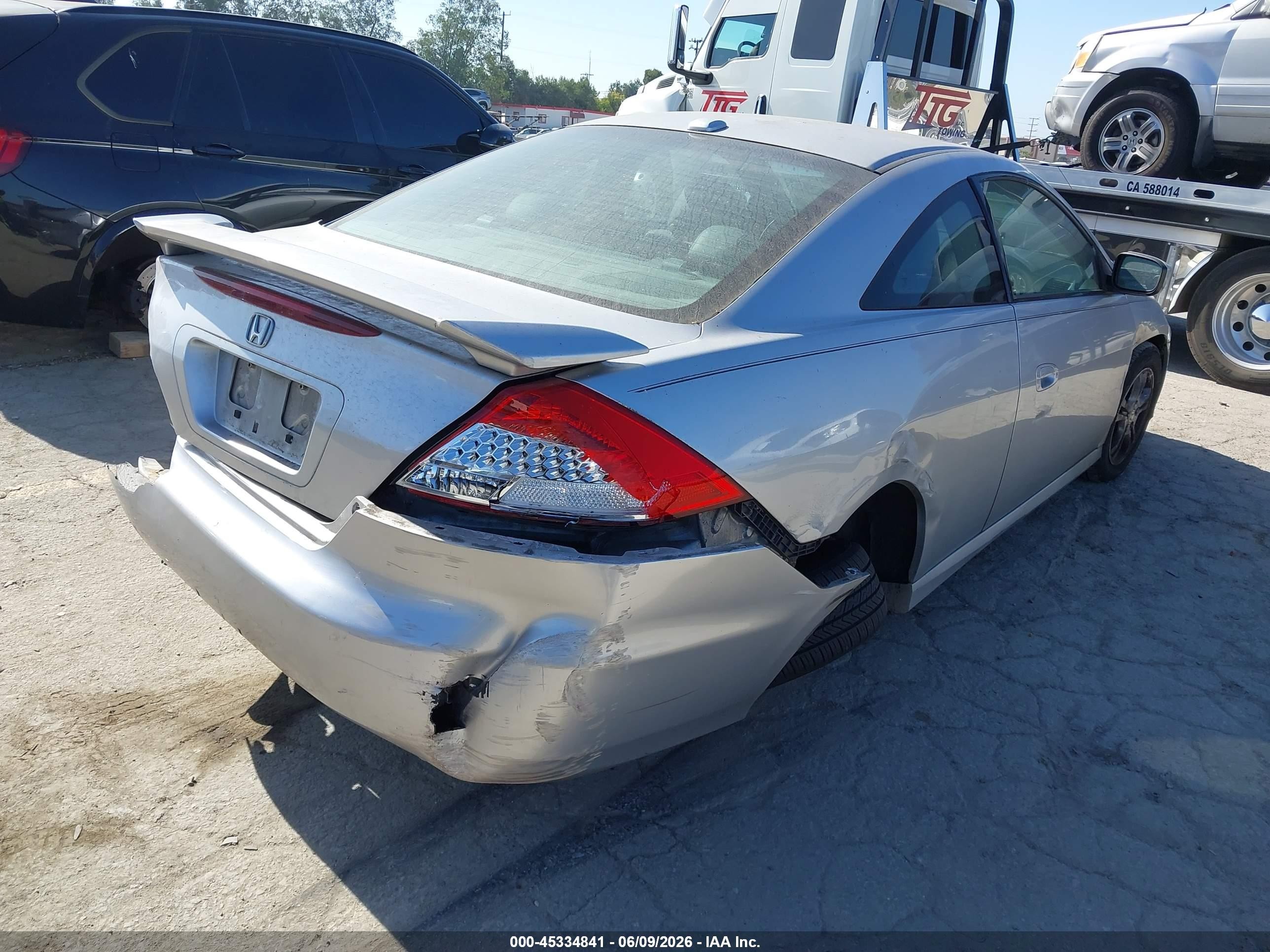 2007 Honda Accord 2.4 Ex Silver vin: 1HGCM72677A016147