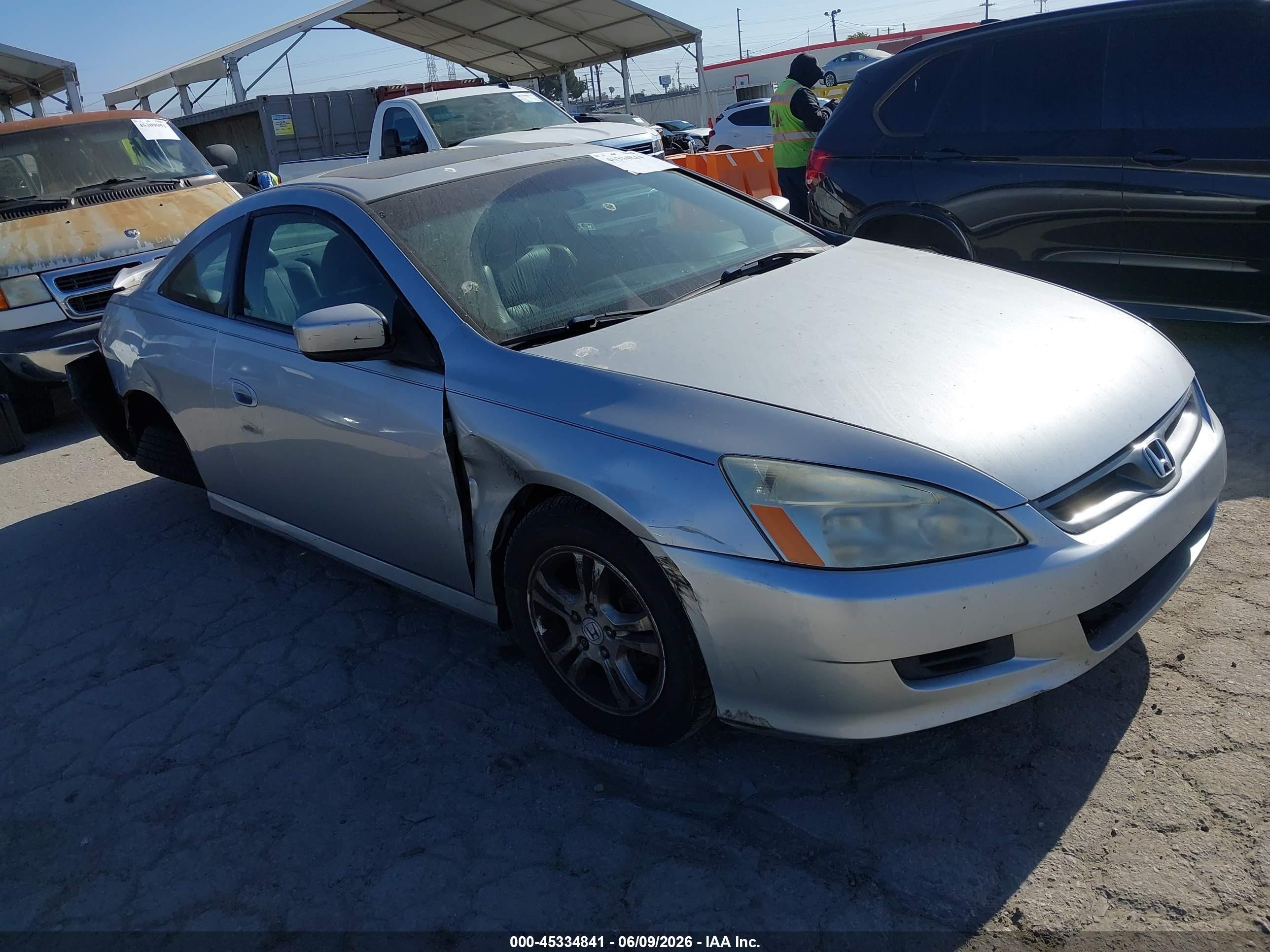 2007 Honda Accord 2.4 Ex Silver vin: 1HGCM72677A016147