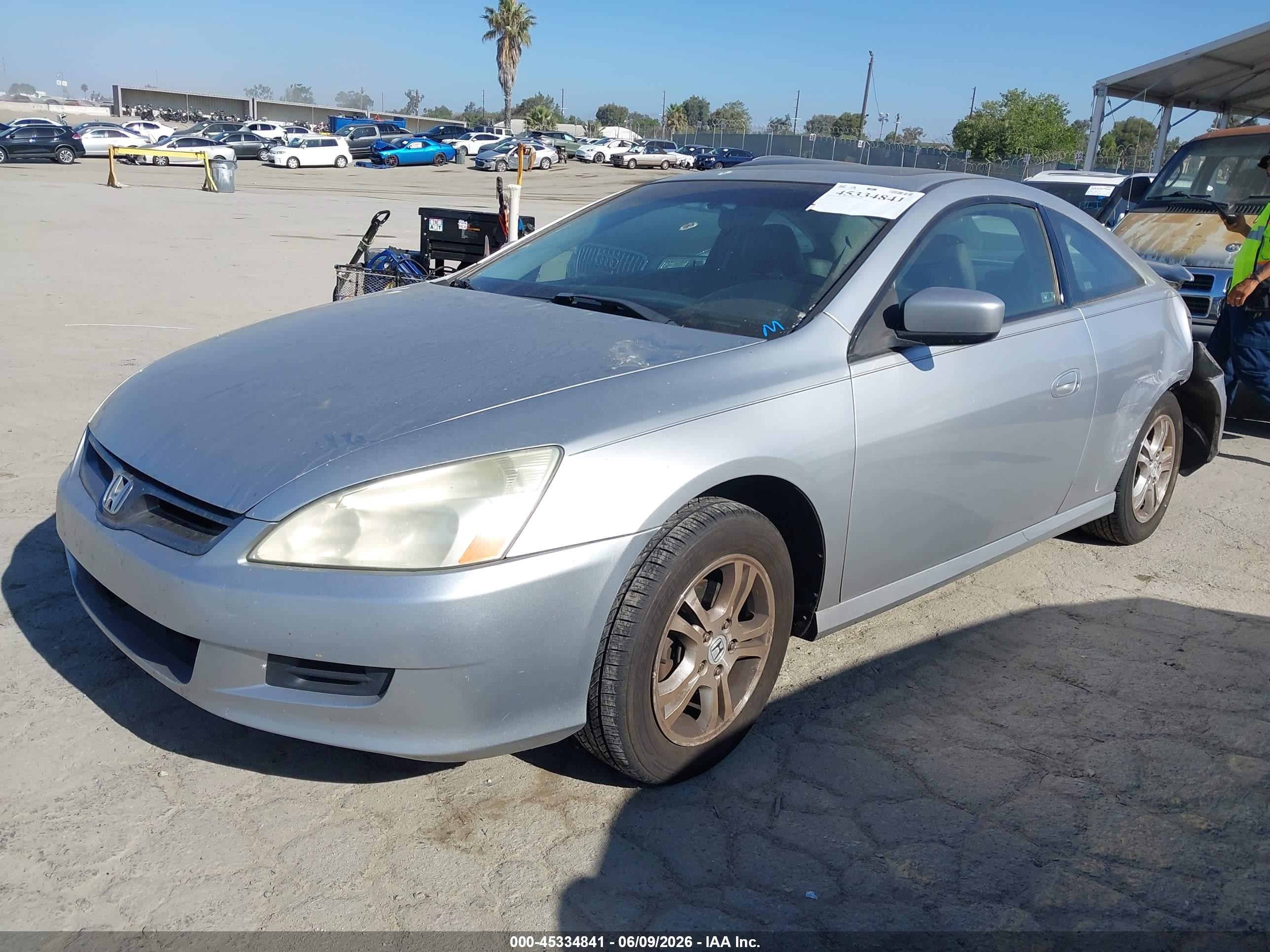 2007 Honda Accord 2.4 Ex Silver vin: 1HGCM72677A016147
