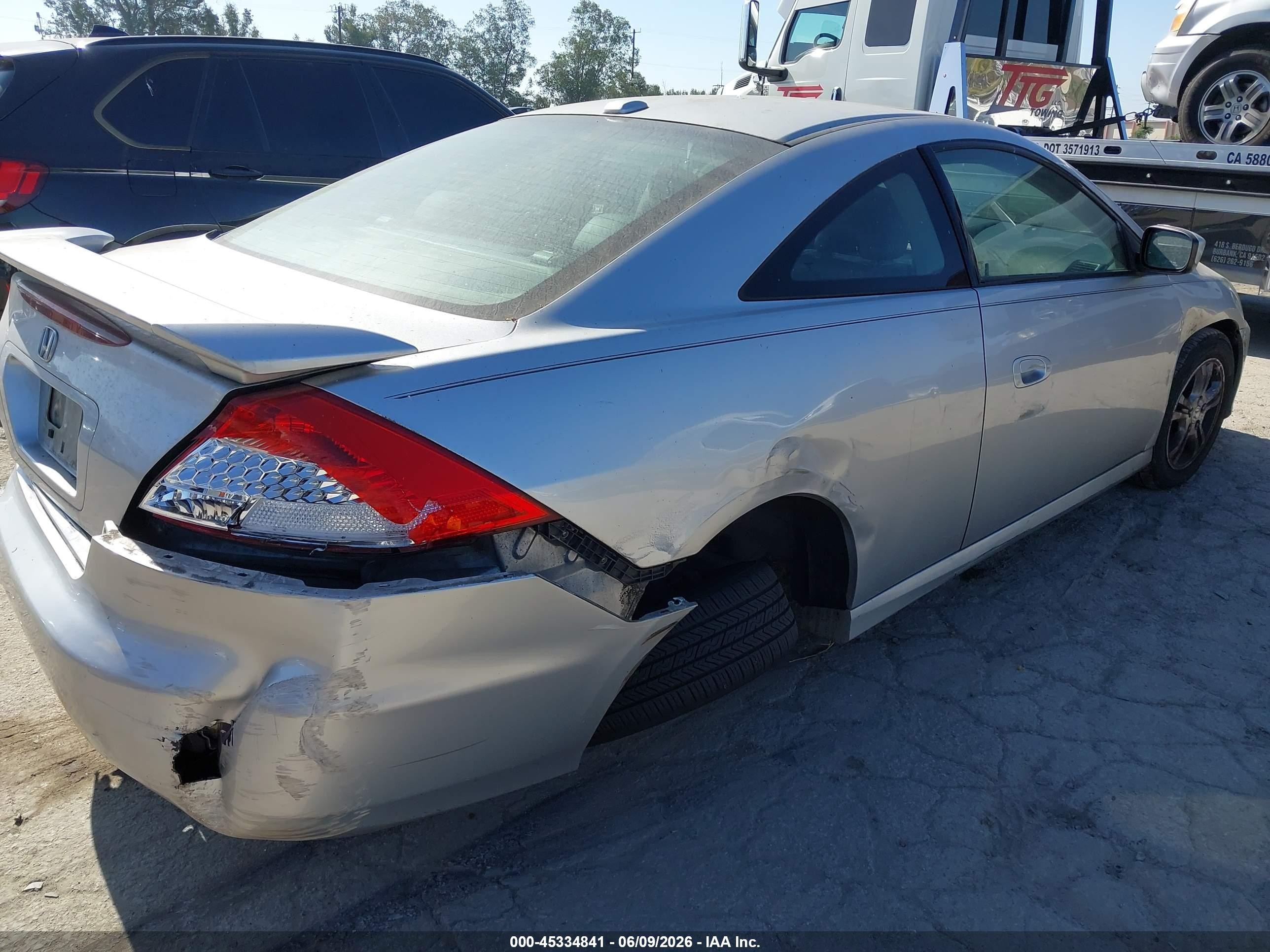 2007 Honda Accord 2.4 Ex Silver vin: 1HGCM72677A016147