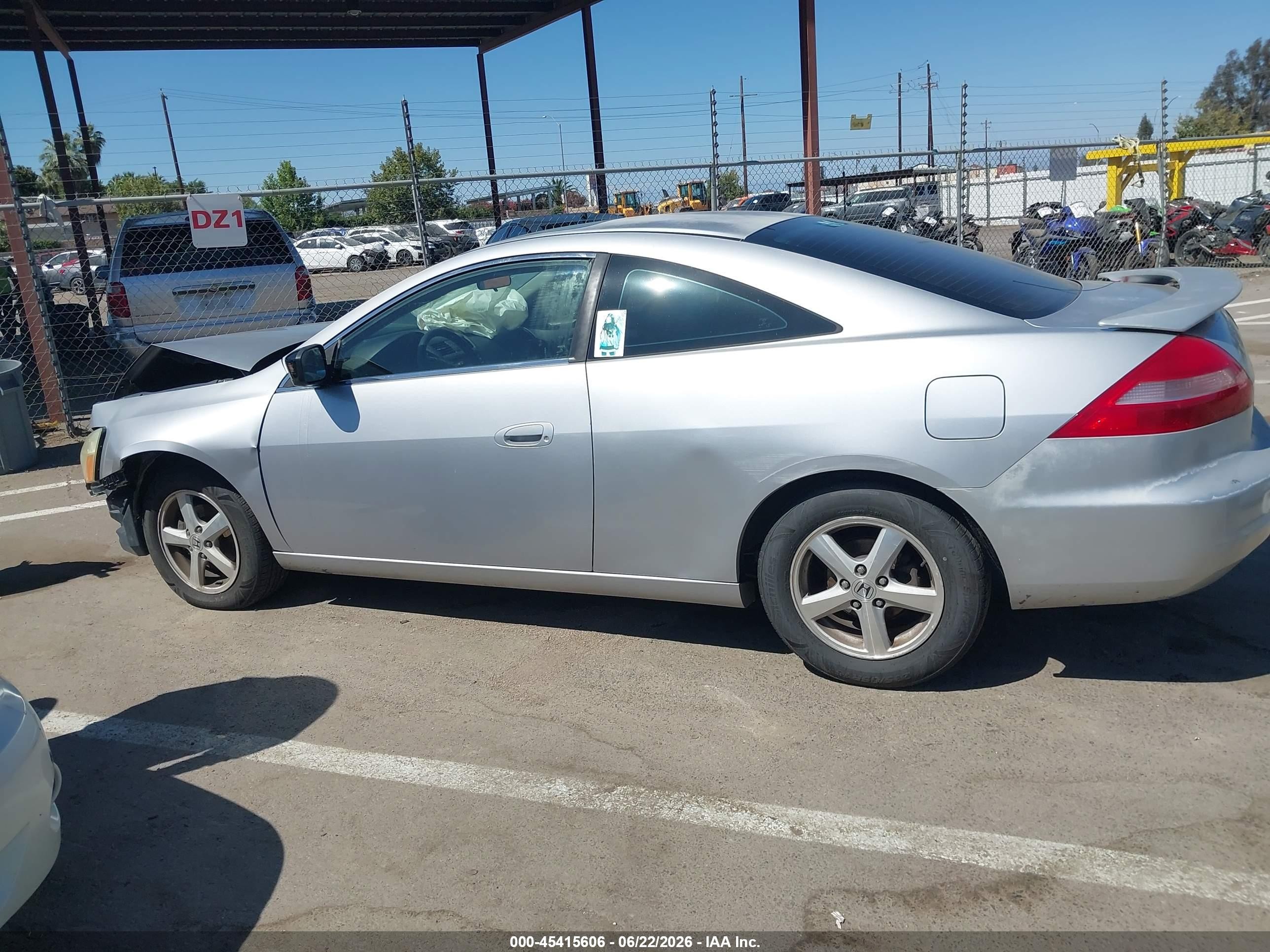2003 Honda Accord Ex Серебряный vin: 1HGCM72683A009752
