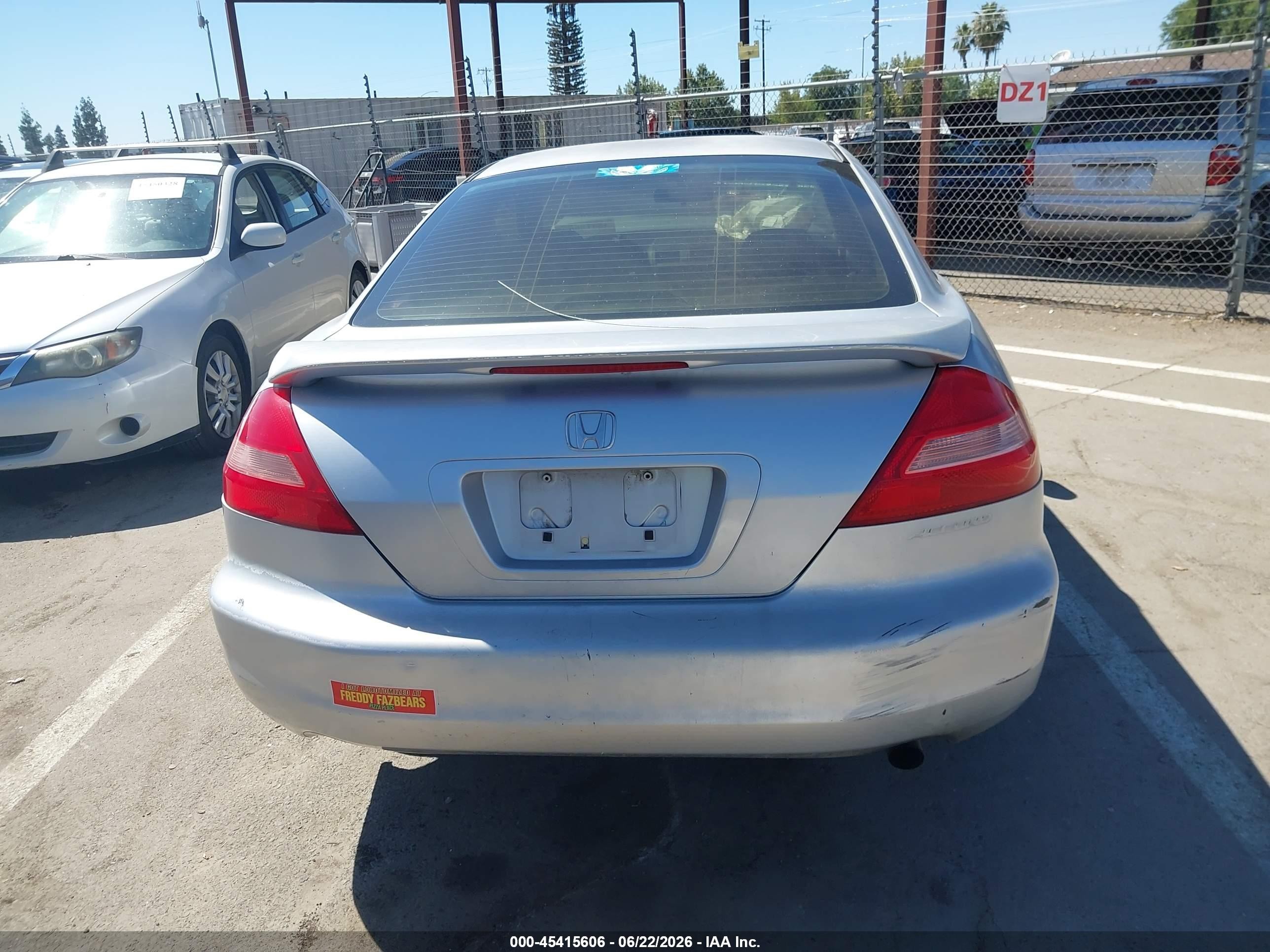 2003 Honda Accord Ex Серебряный vin: 1HGCM72683A009752