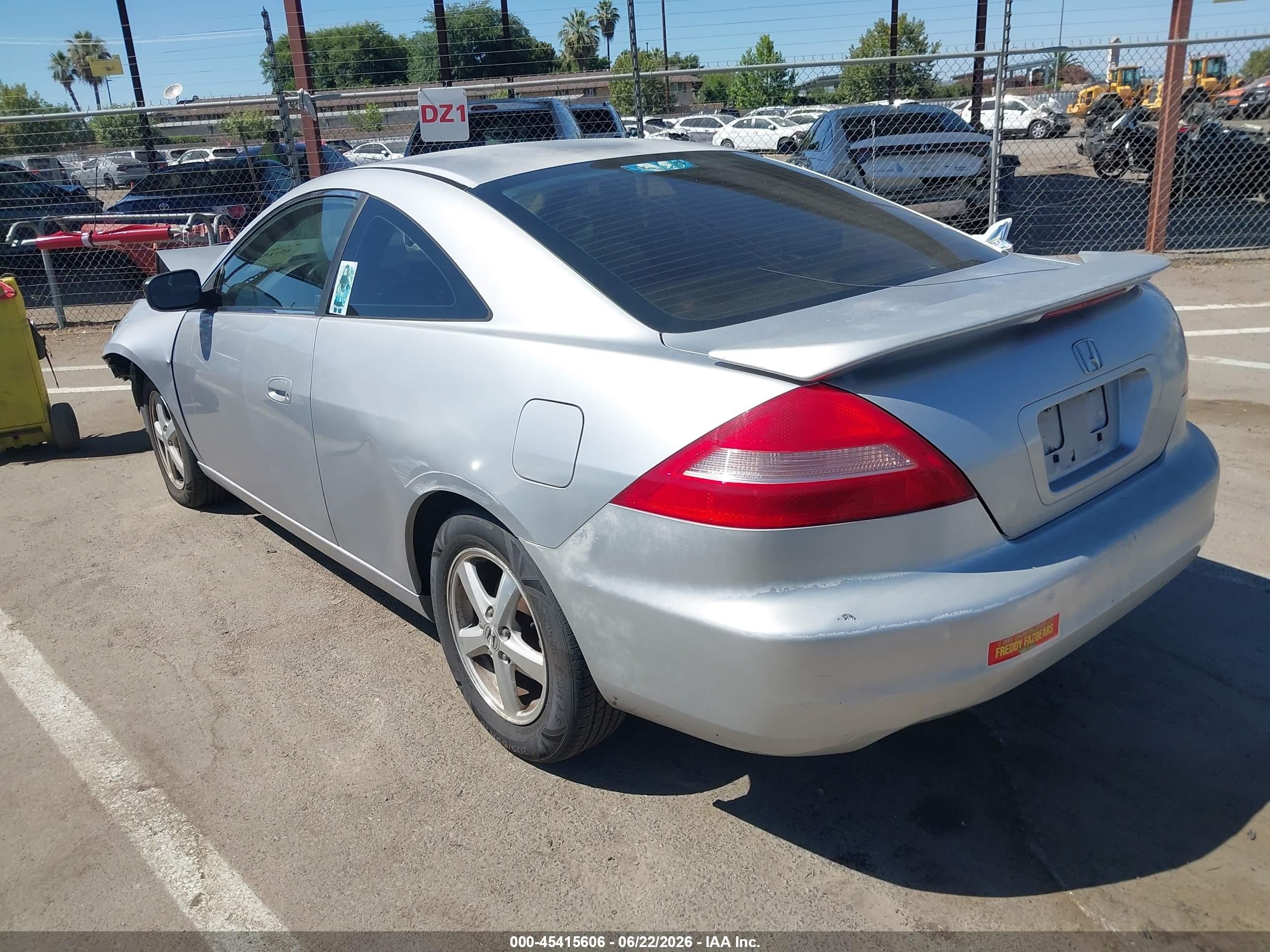 2003 Honda Accord Ex Серебряный vin: 1HGCM72683A009752