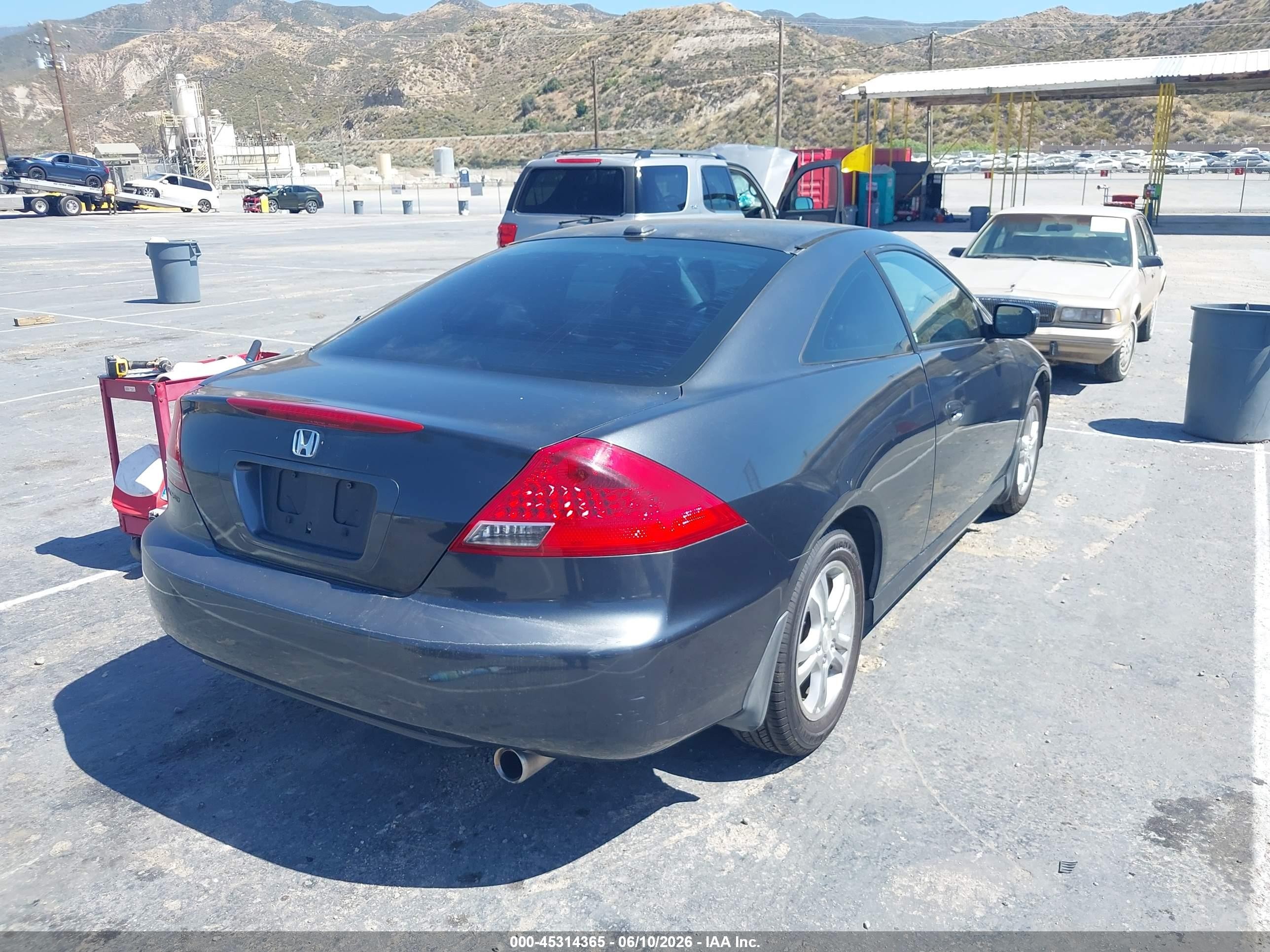 2006 Honda Accord 2.4 Ex Gray vin: 1HGCM72686A007889