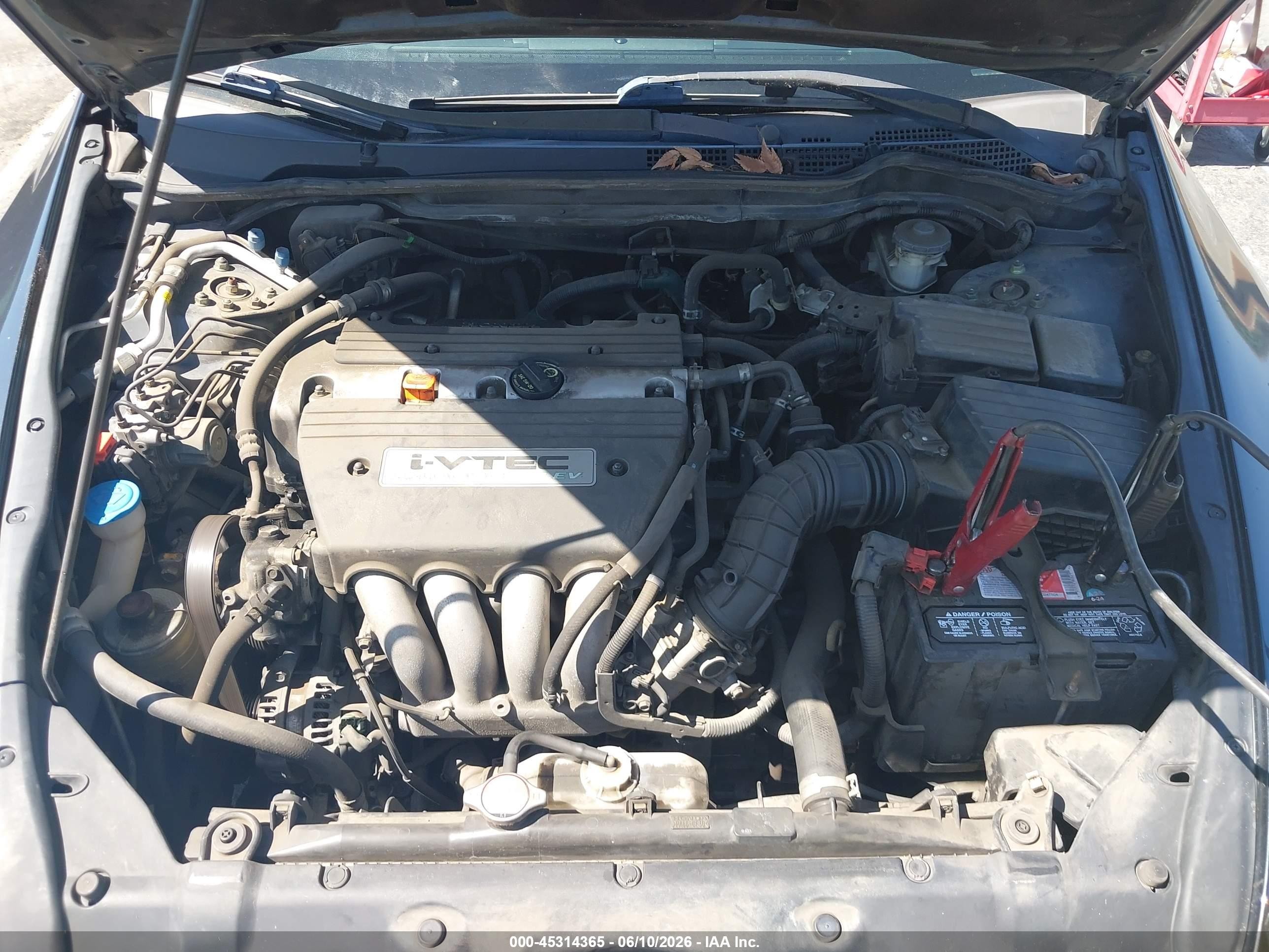 2006 Honda Accord 2.4 Ex Gray vin: 1HGCM72686A007889