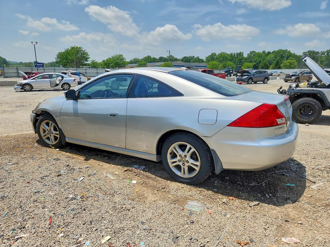 2006 Honda Accord Ex Silver vin: 1HGCM72686A021811