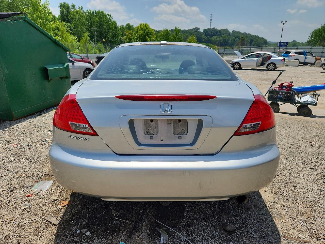 2006 Honda Accord Ex Silver vin: 1HGCM72686A021811