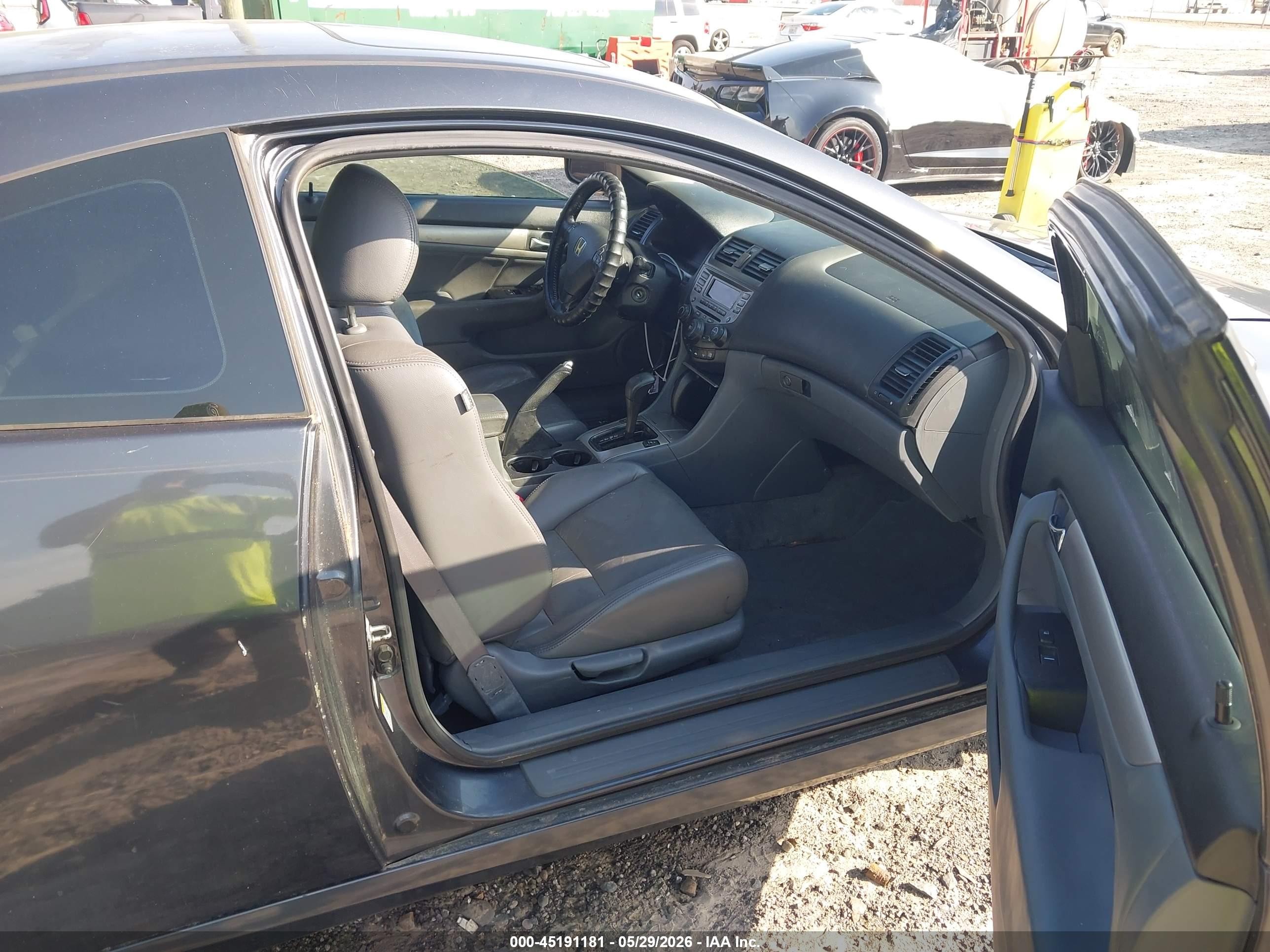 2007 Honda Accord 2.4 Ex Серый vin: 1HGCM72687A000345