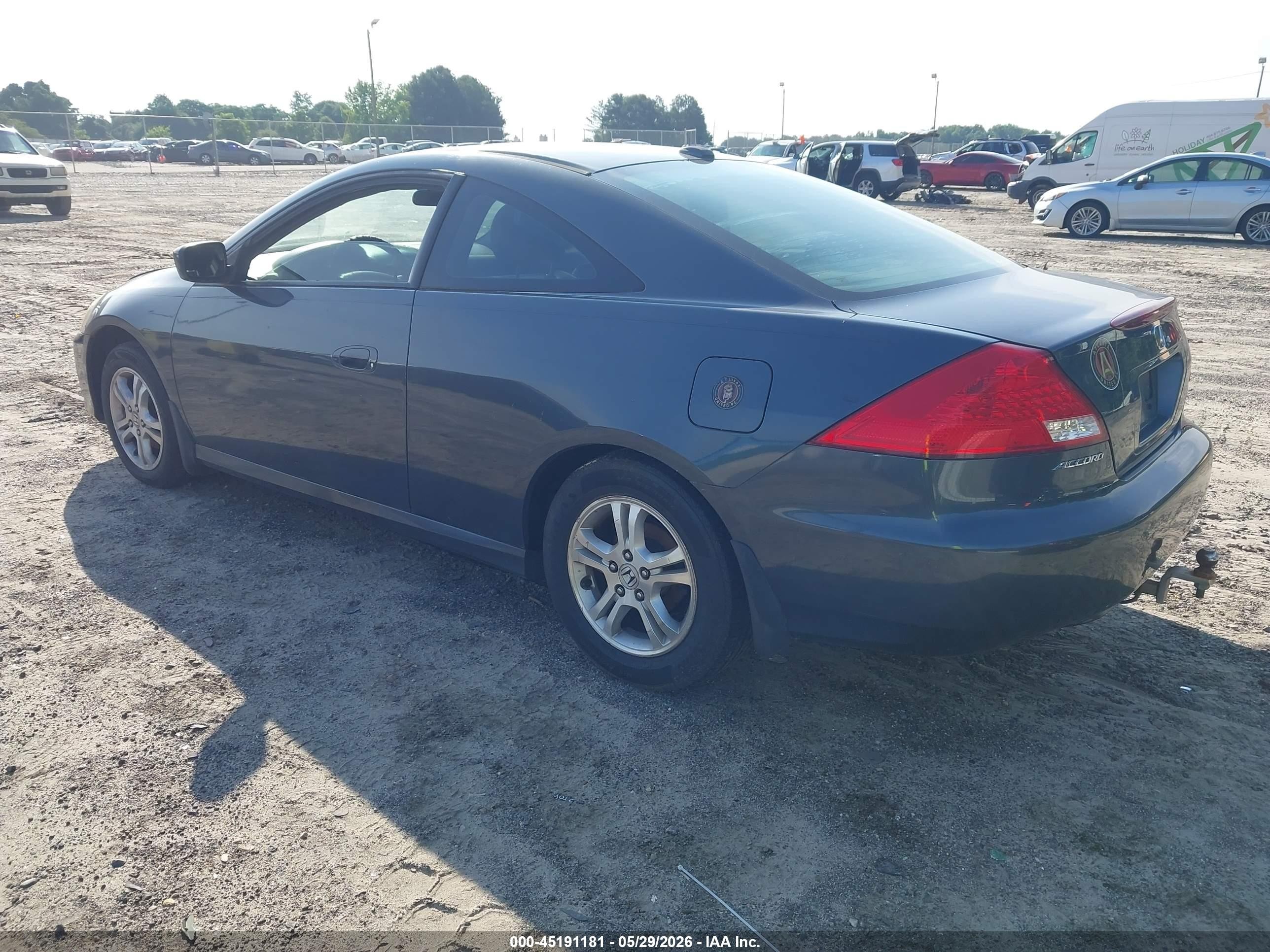 2007 Honda Accord 2.4 Ex Серый vin: 1HGCM72687A000345