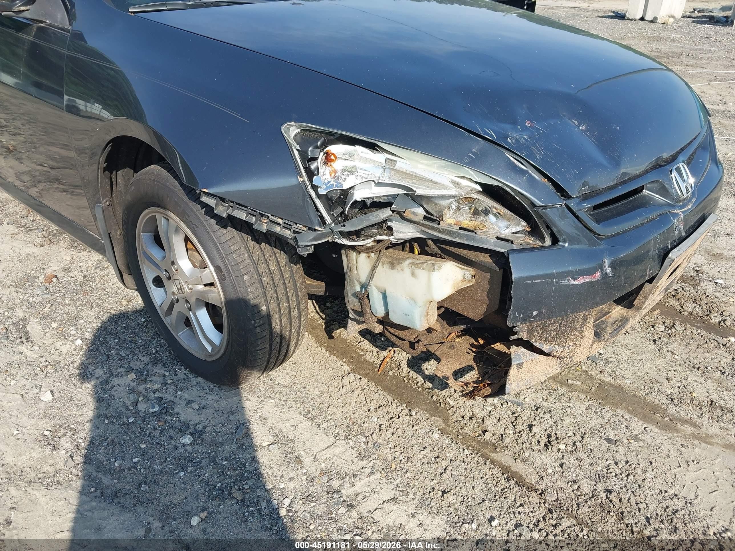 2007 Honda Accord 2.4 Ex Серый vin: 1HGCM72687A000345